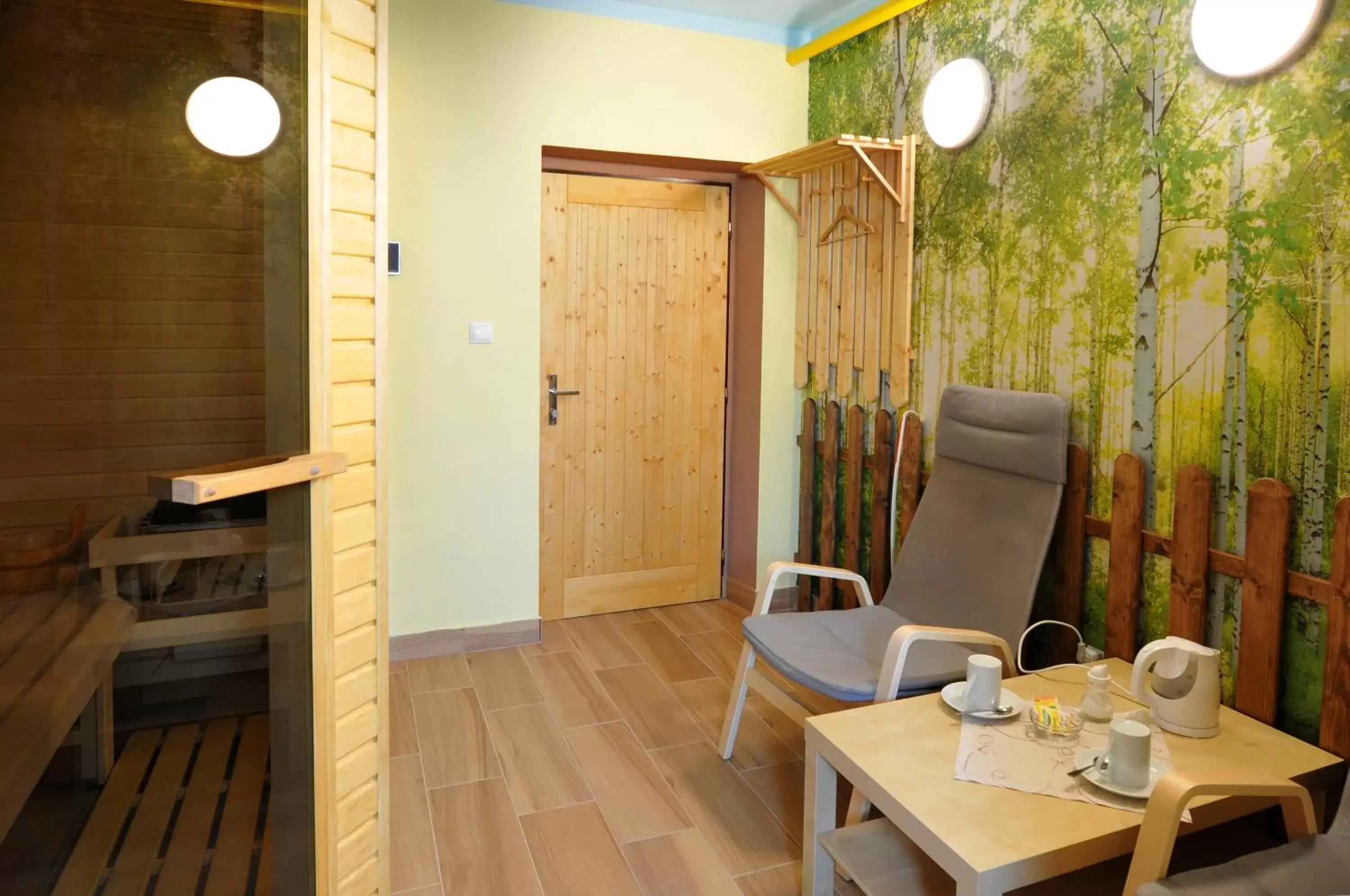 Sauna, Dining Area in Hotel Wilhelm