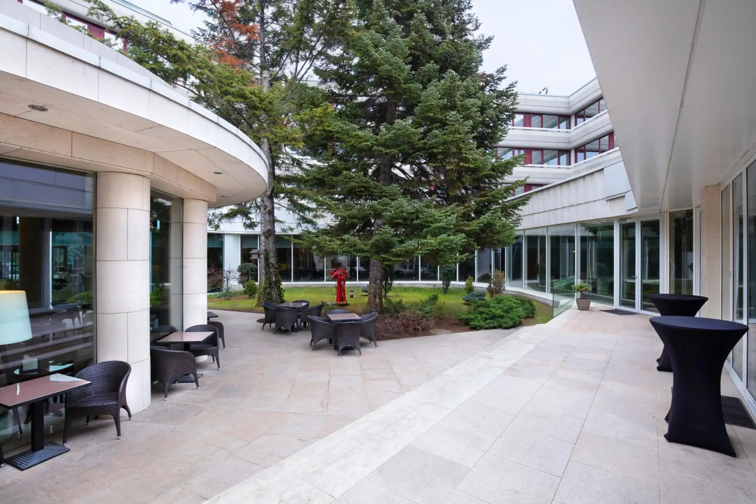 Patio in Crowne Plaza Bucharest, an IHG Hotel