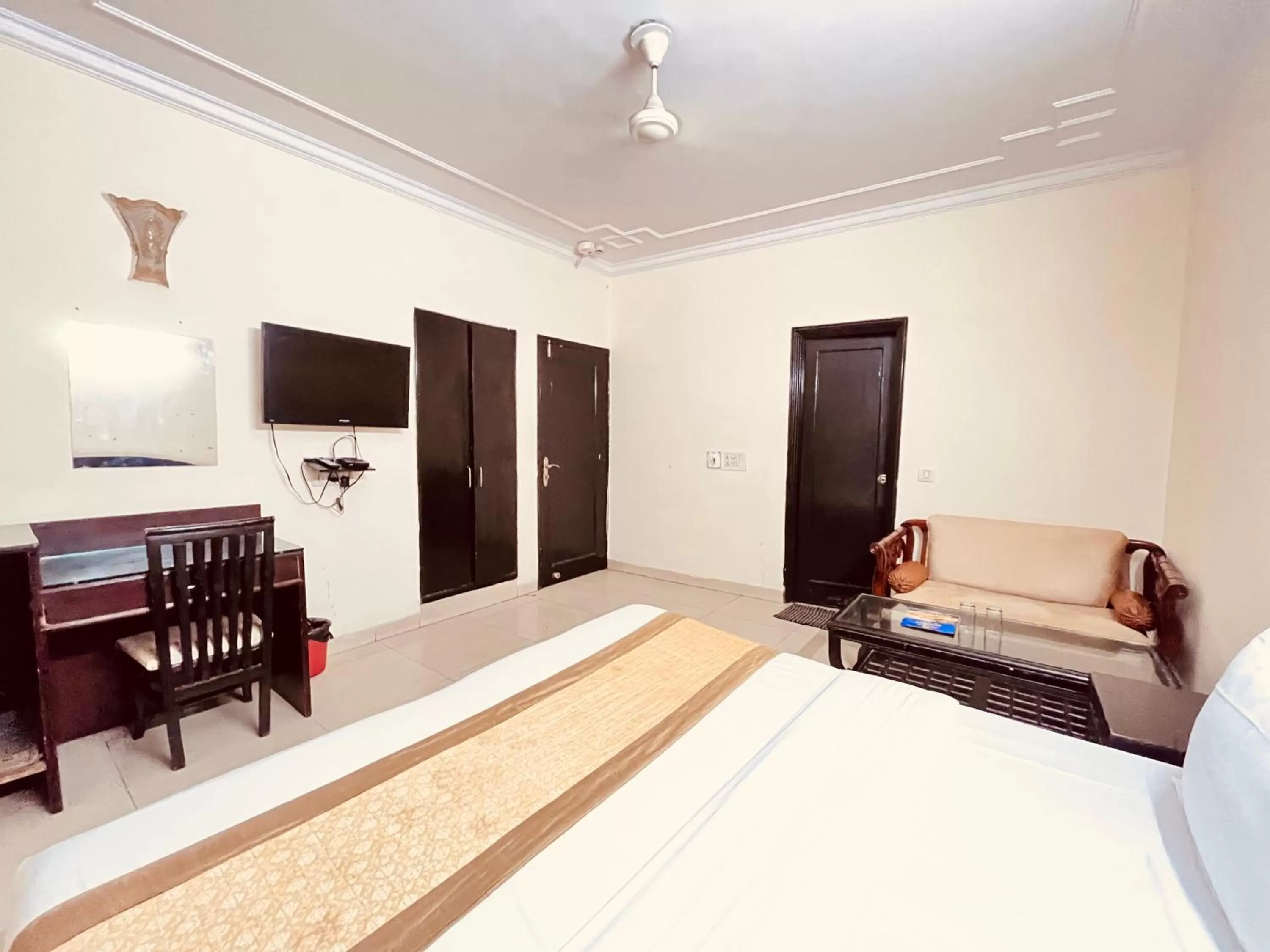 Bed in Ashoka Hotel Karol Bagh Delhi