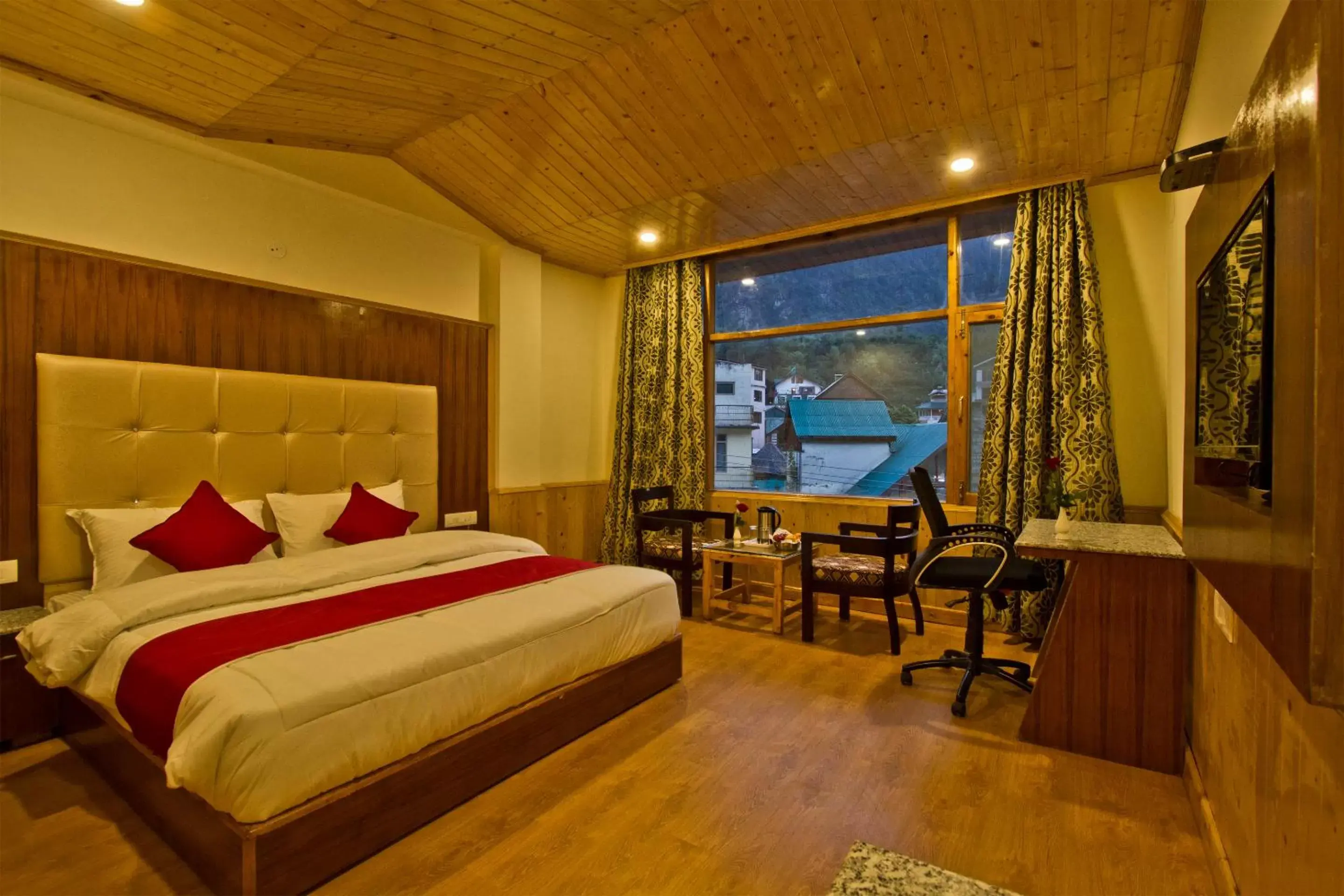 Bedroom in Sarthak Regency ,Rangri ,Manali