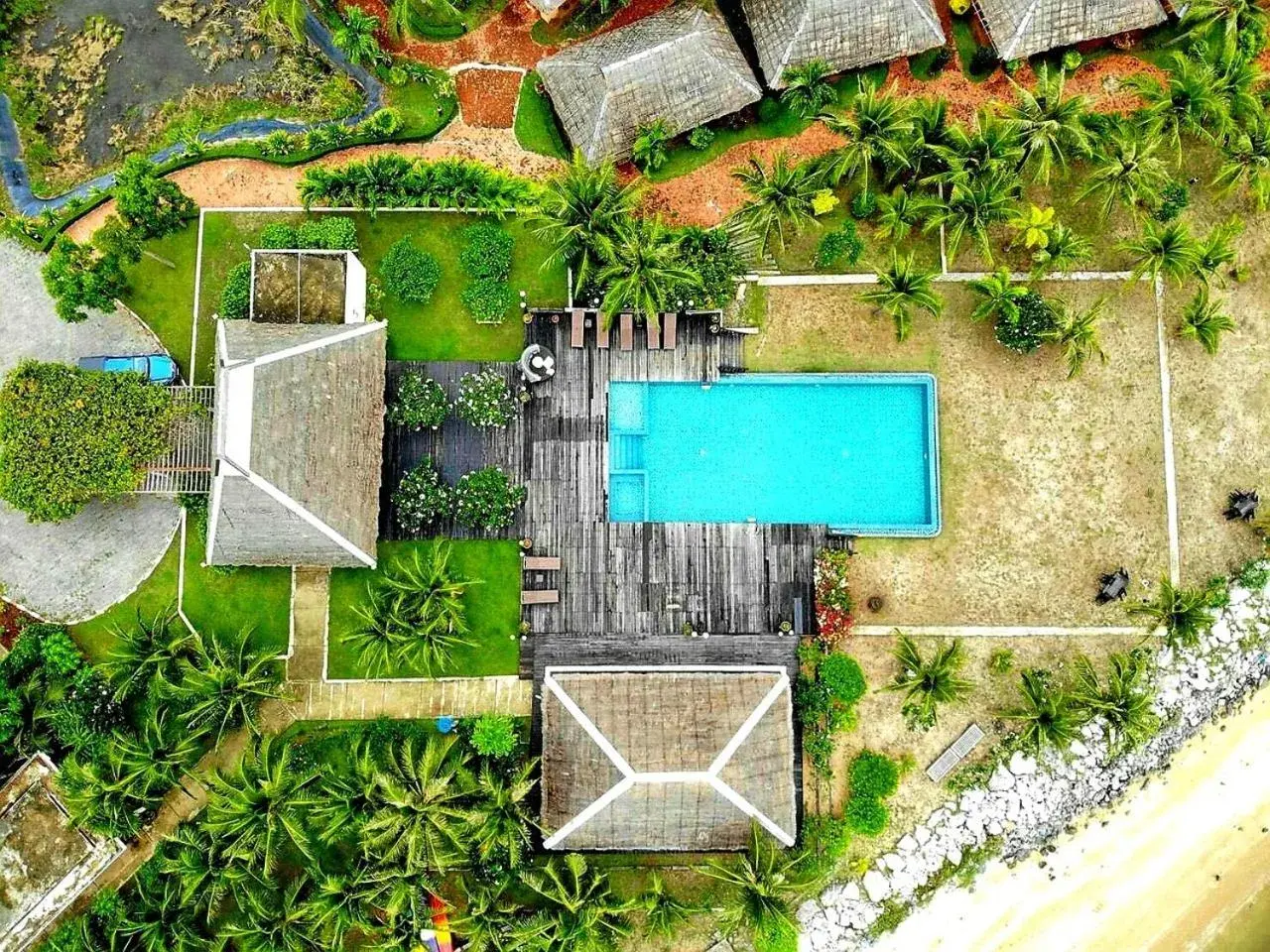 Garden, Bird's-eye View in Lawana Escape Beach Resort