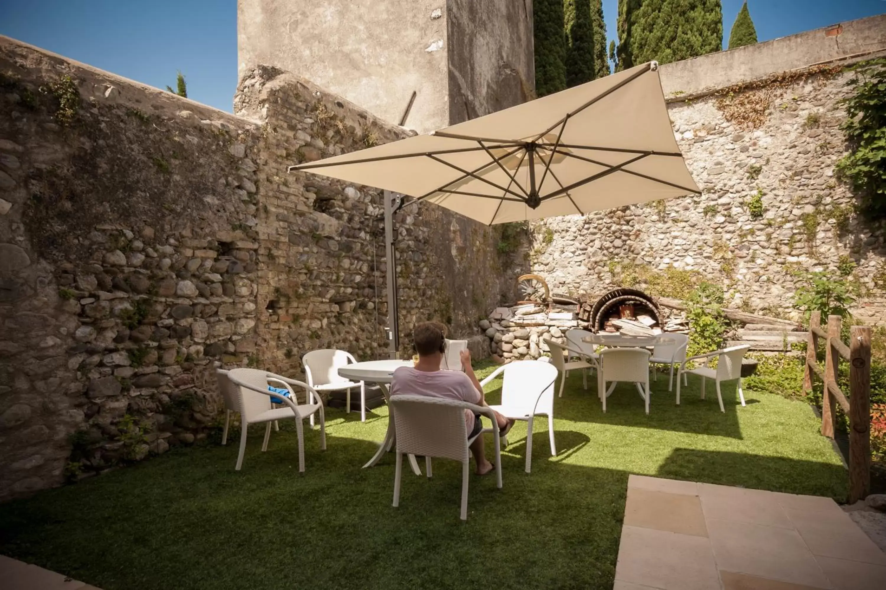 Balcony/Terrace, Garden in Barchi Resort - Apartments & Suites