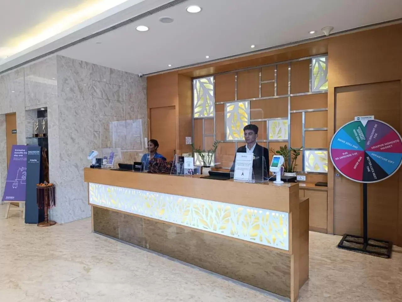 Lobby or reception in Radisson Udaipur Lobby or reception in Radisson Udaipur