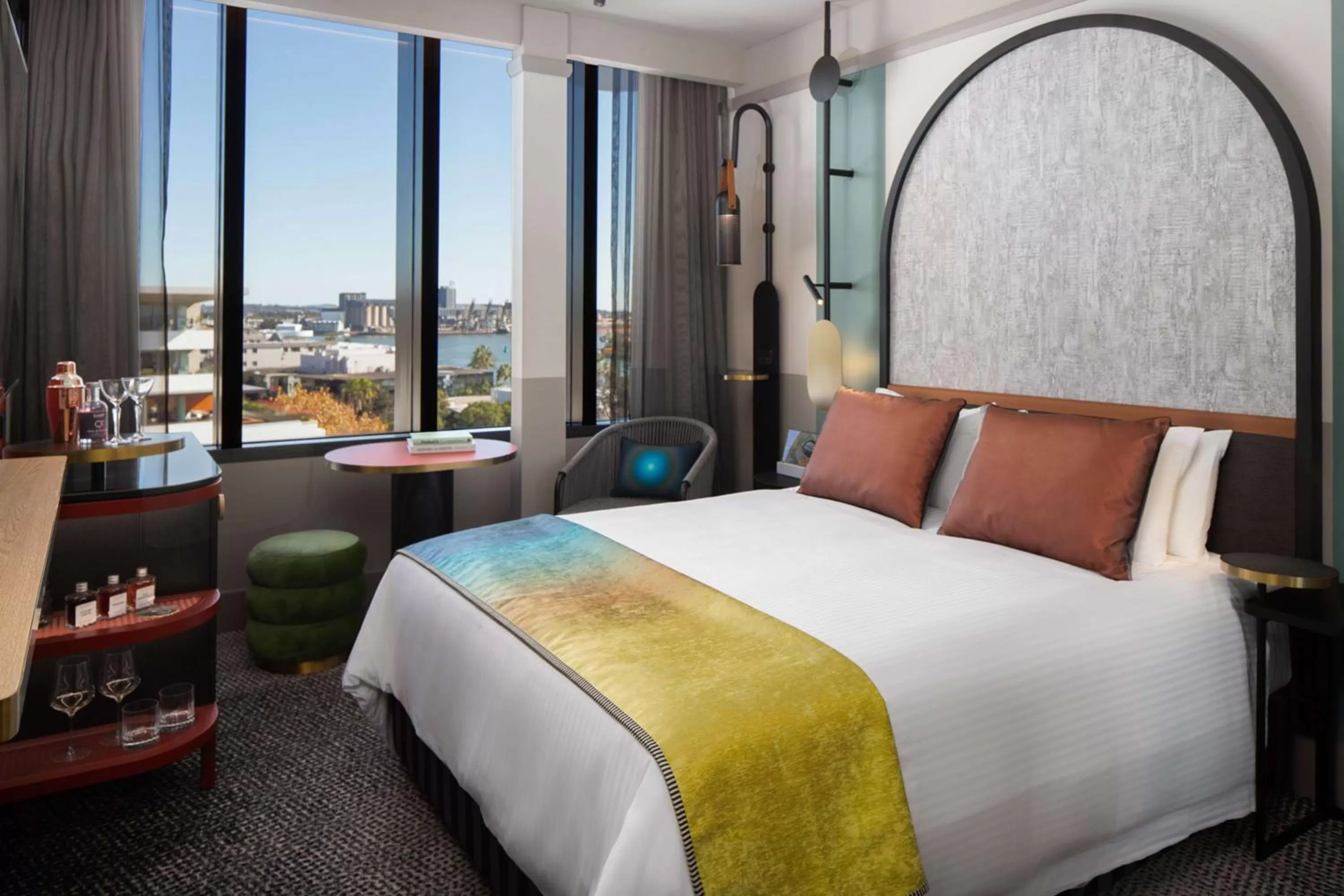 Bedroom, Bed in QT Newcastle