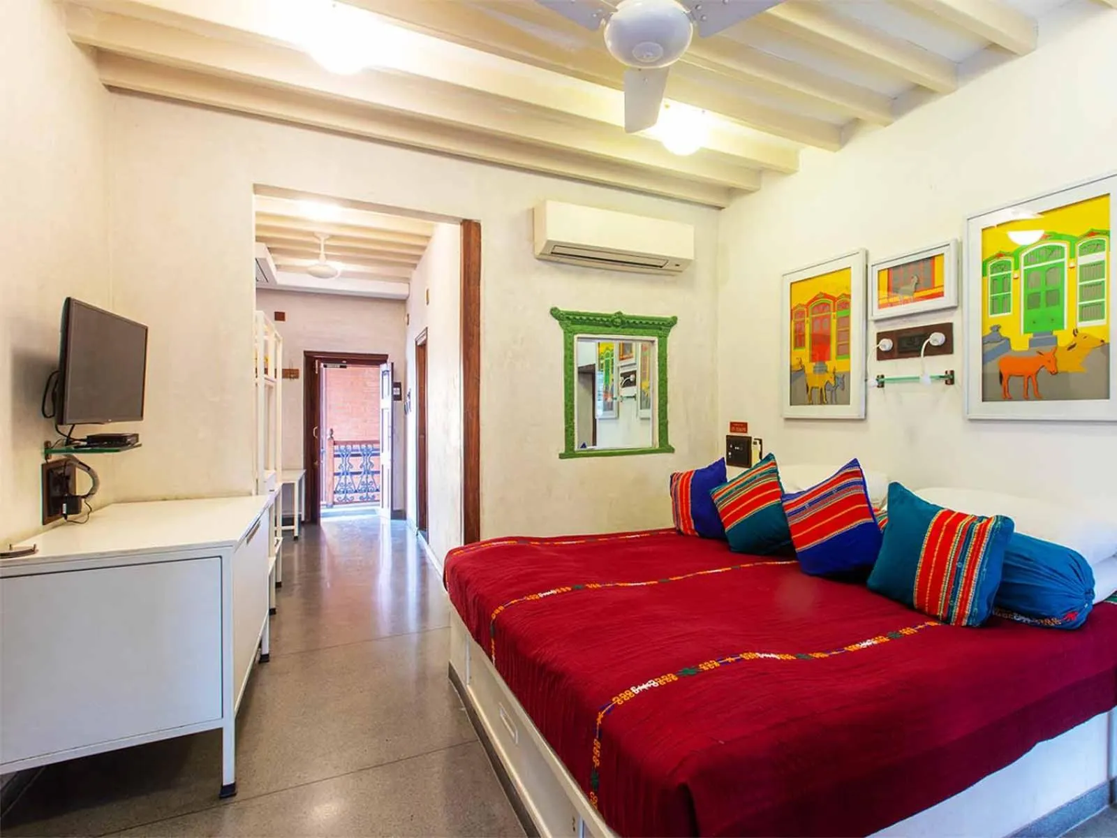 Bed in Mangaldas Ni Haveli II by The House of MG