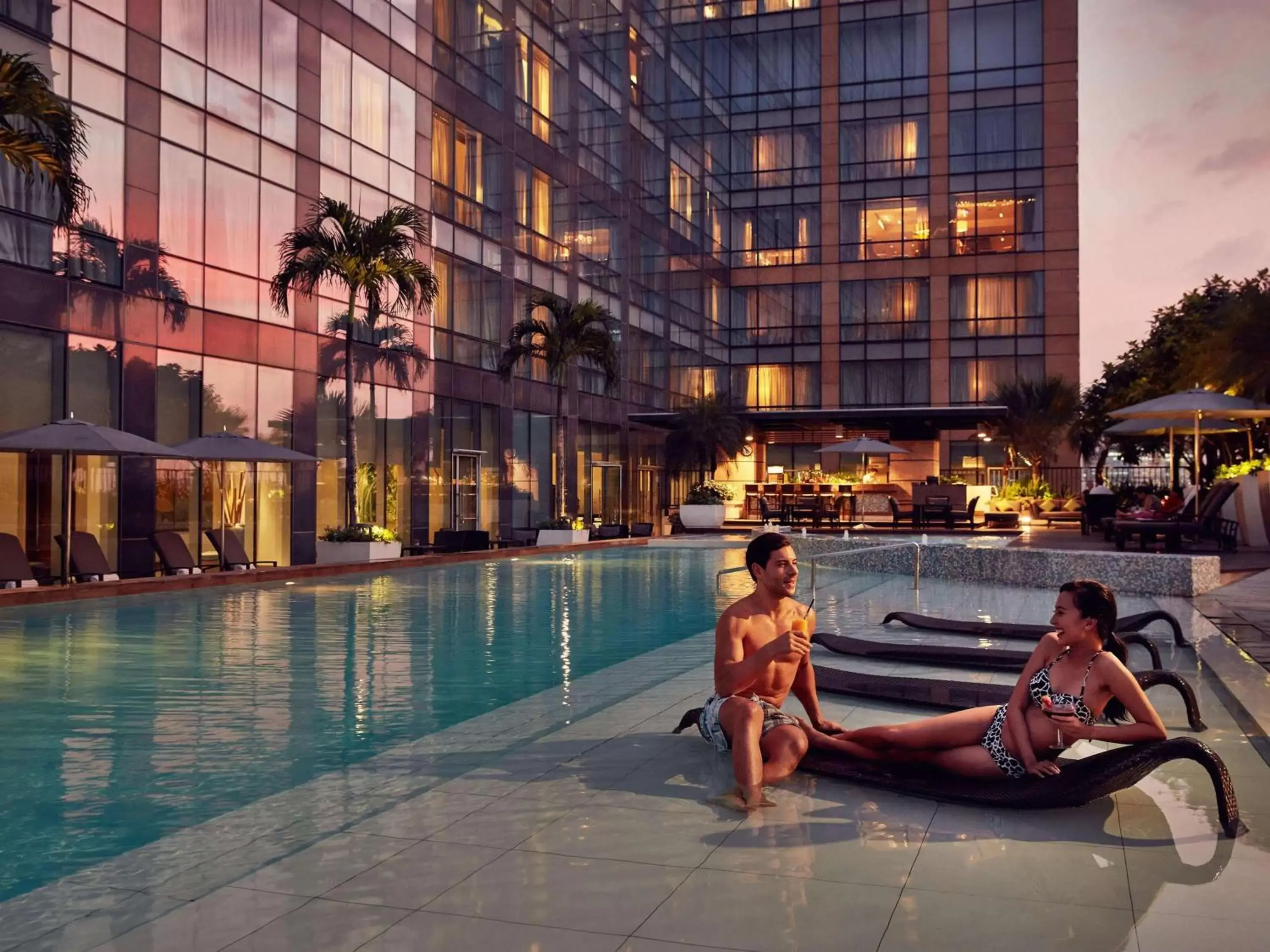 On site, Swimming Pool in Fairmont Makati