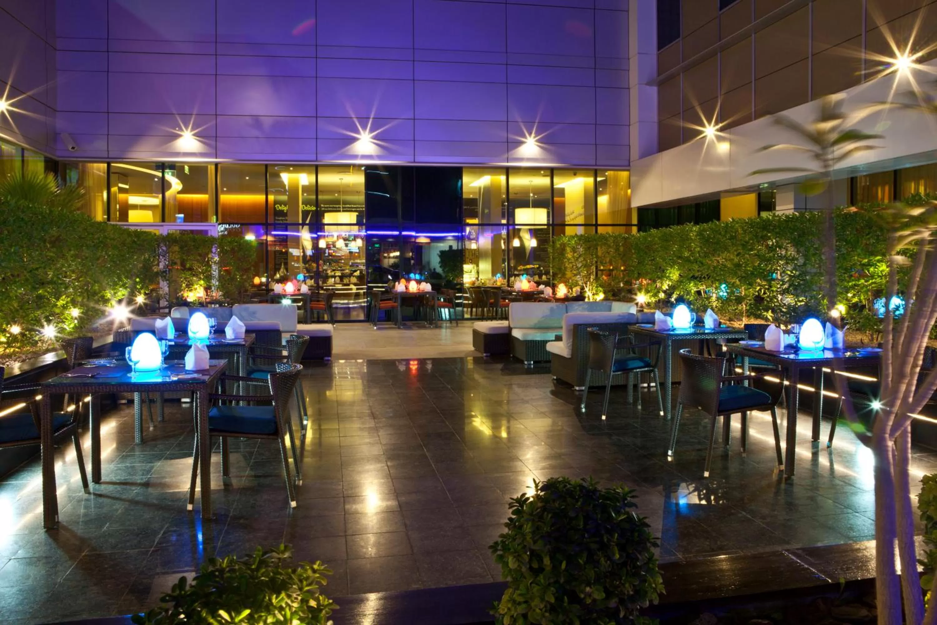 Restaurant/places to eat in Novotel Suites Mall Avenue Dubai