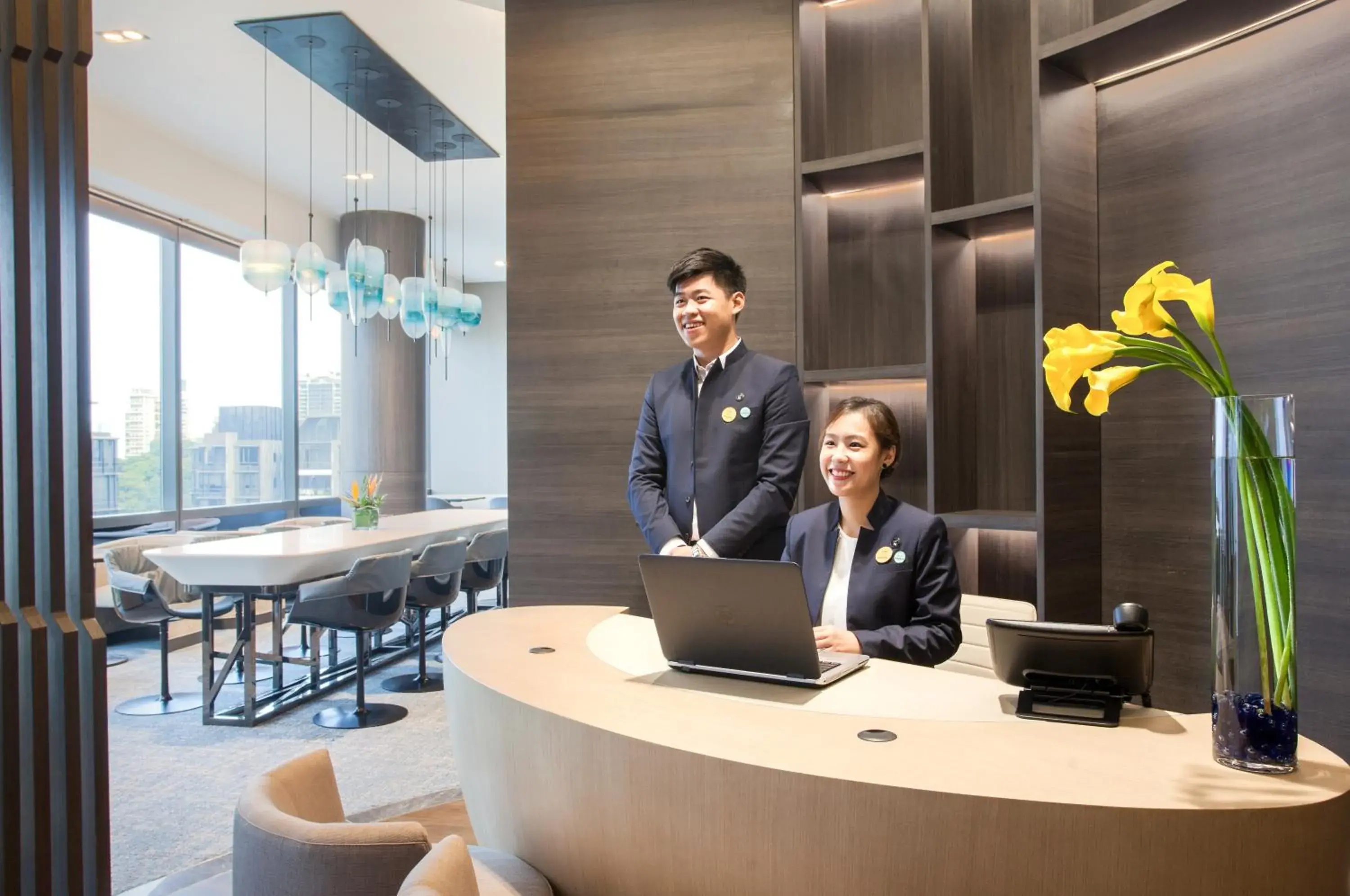 Business facilities, Lobby/Reception in Novotel Singapore On Stevens