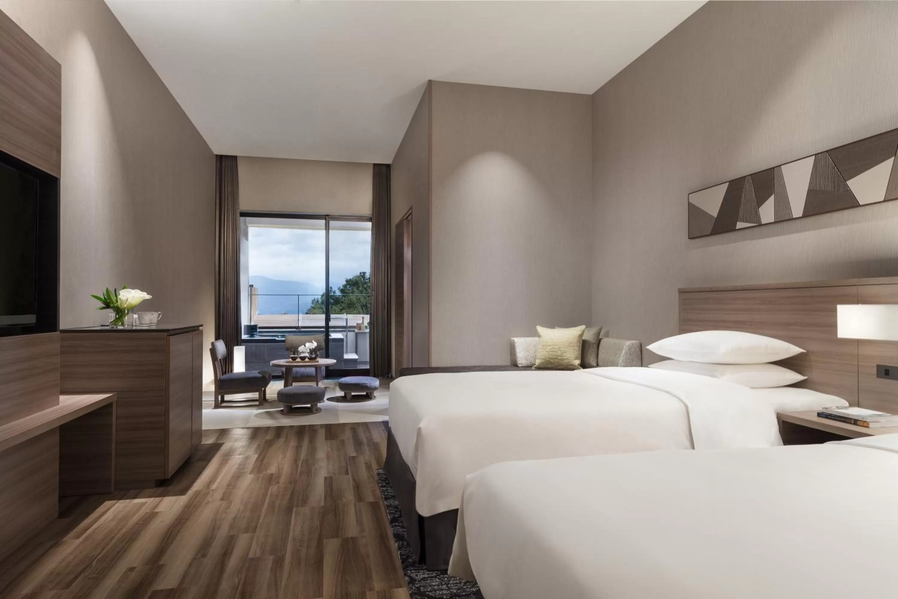 Photo of the whole room, Bed in Izu Marriott Hotel Shuzenji