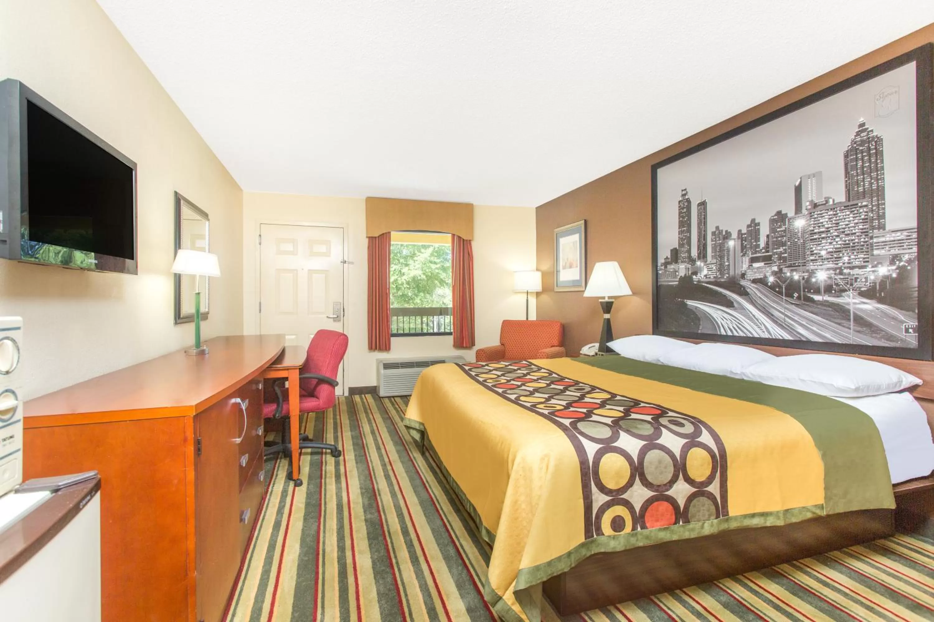 Bedroom, Bed in Super 8 by Wyndham Dublin