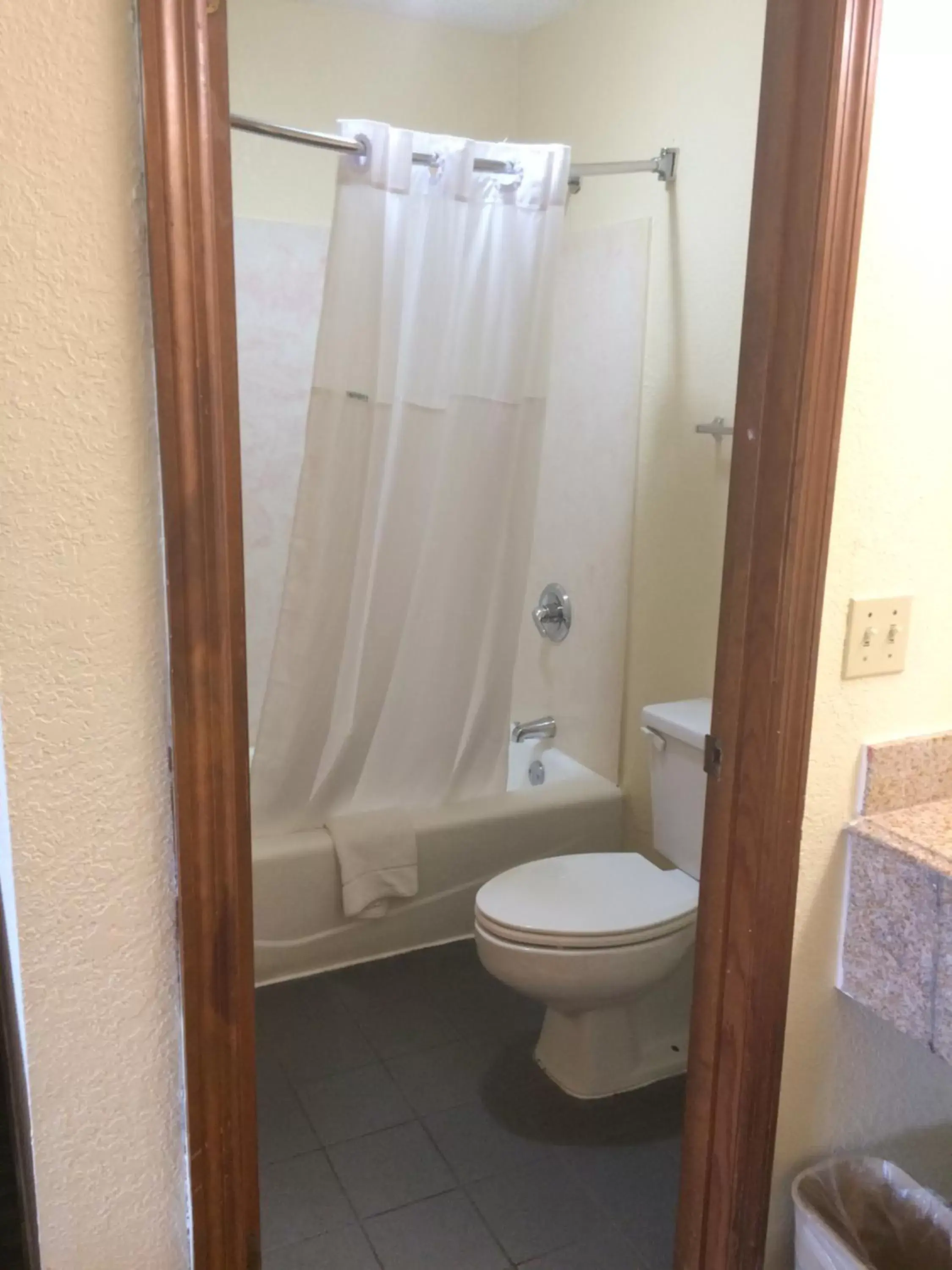 Bathroom in Days Inn by Wyndham Columbia NE Fort Jackson