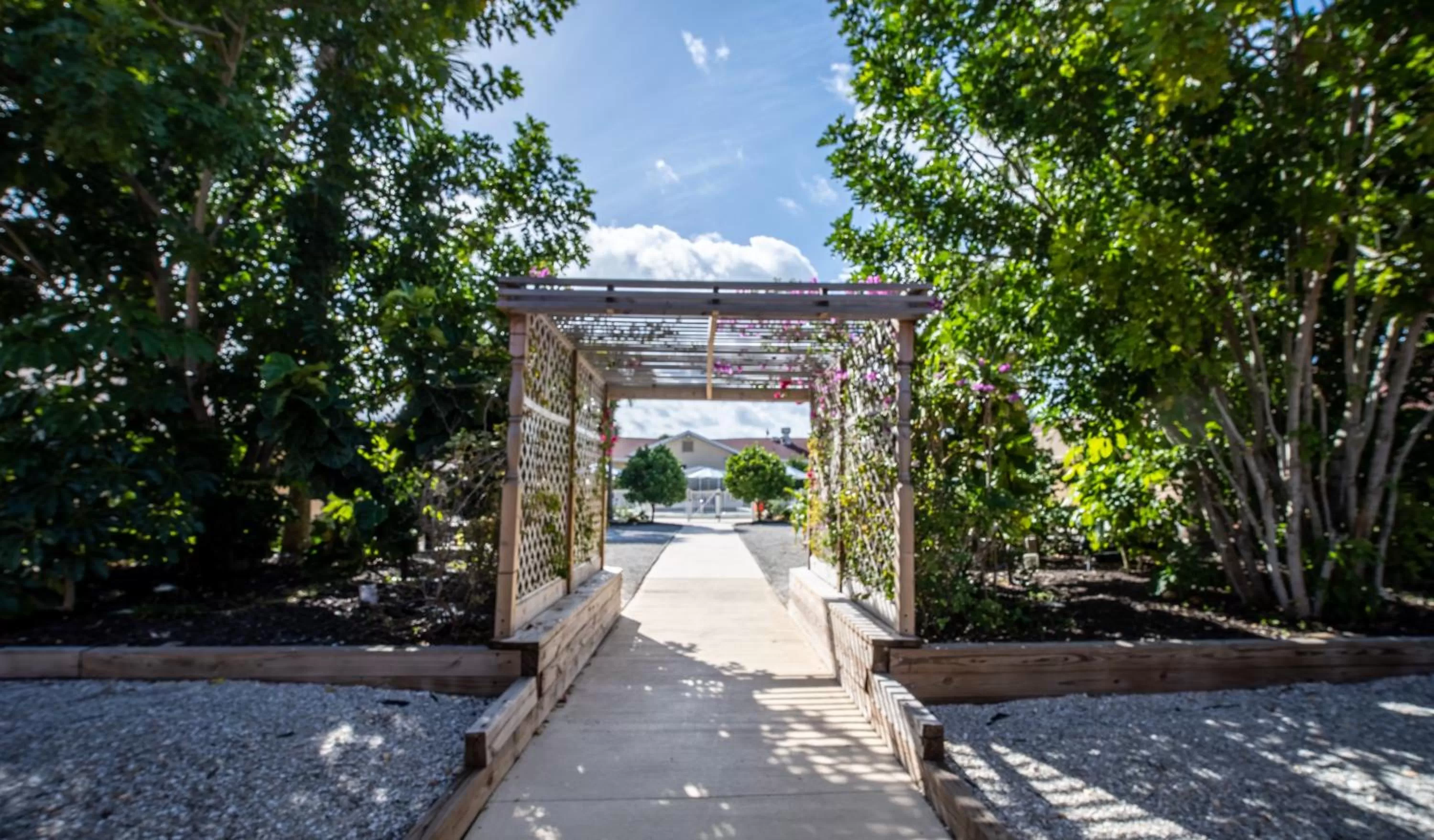 Garden in Island Sun Inn & Suites - Venice, Florida Historic Downtown & Beach Getaway