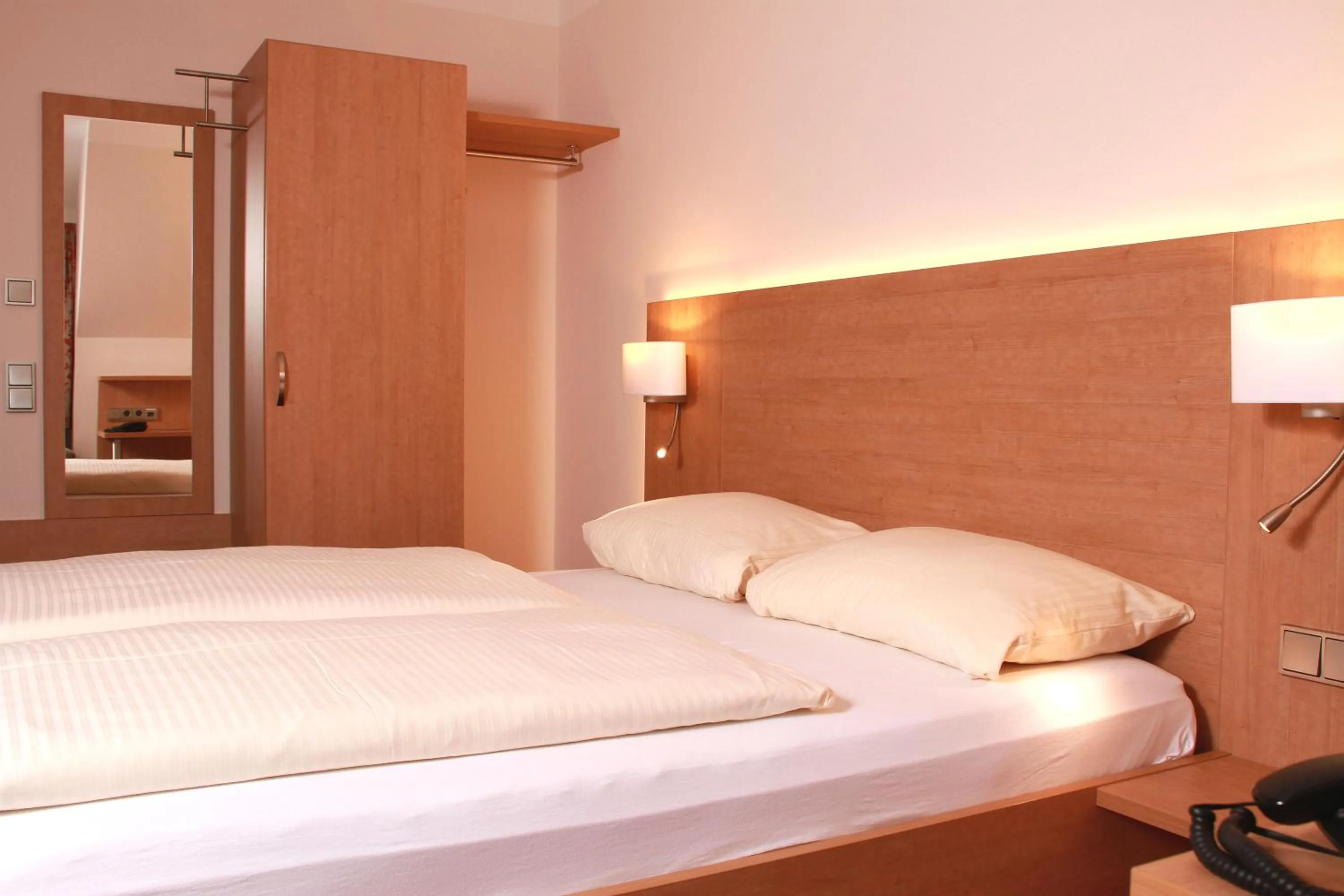 Photo of the whole room, Bed in Hotel Goldenes Fass in Rothenburg ob der Tauber