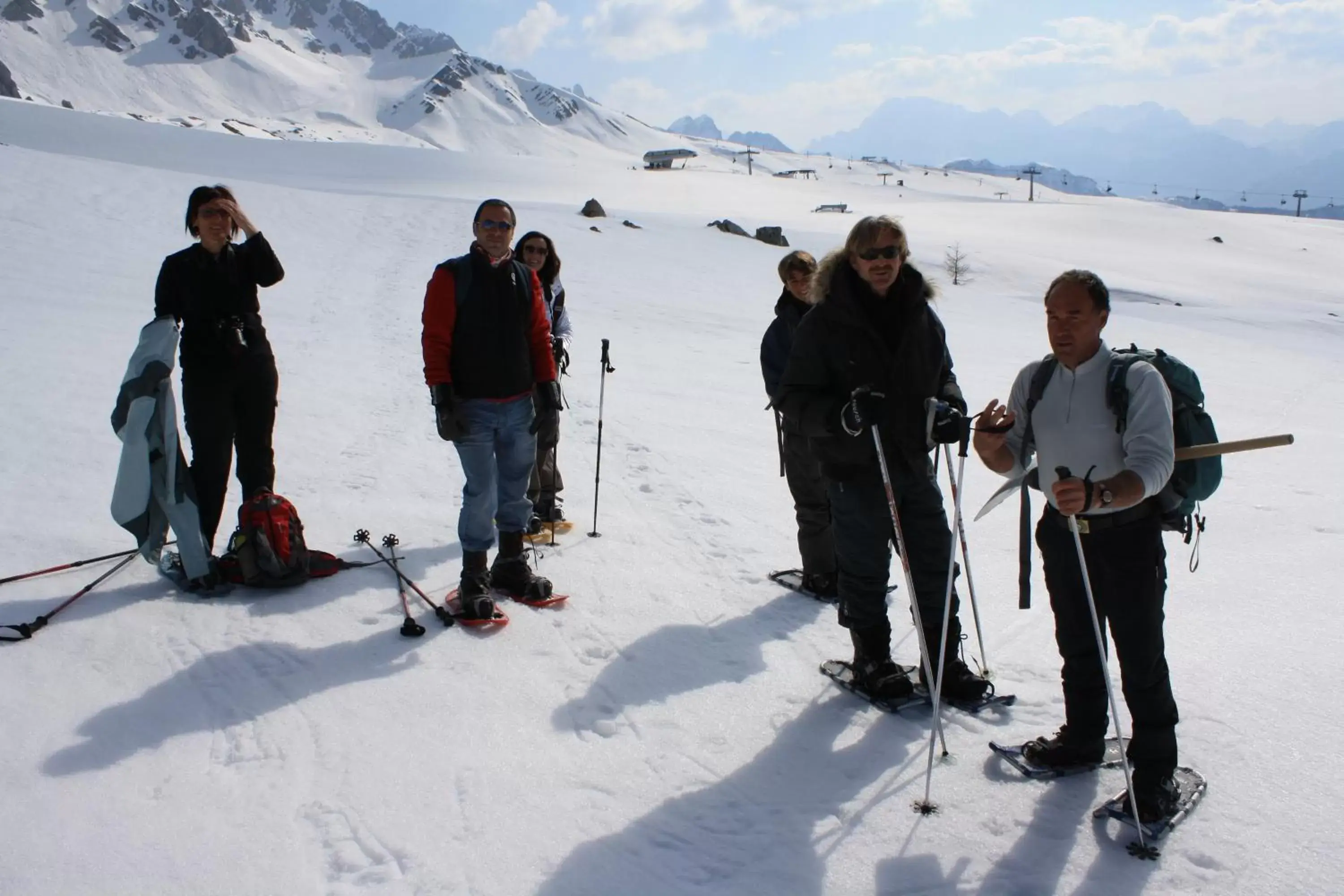 Winter, Skiing in Hotel El Laresh