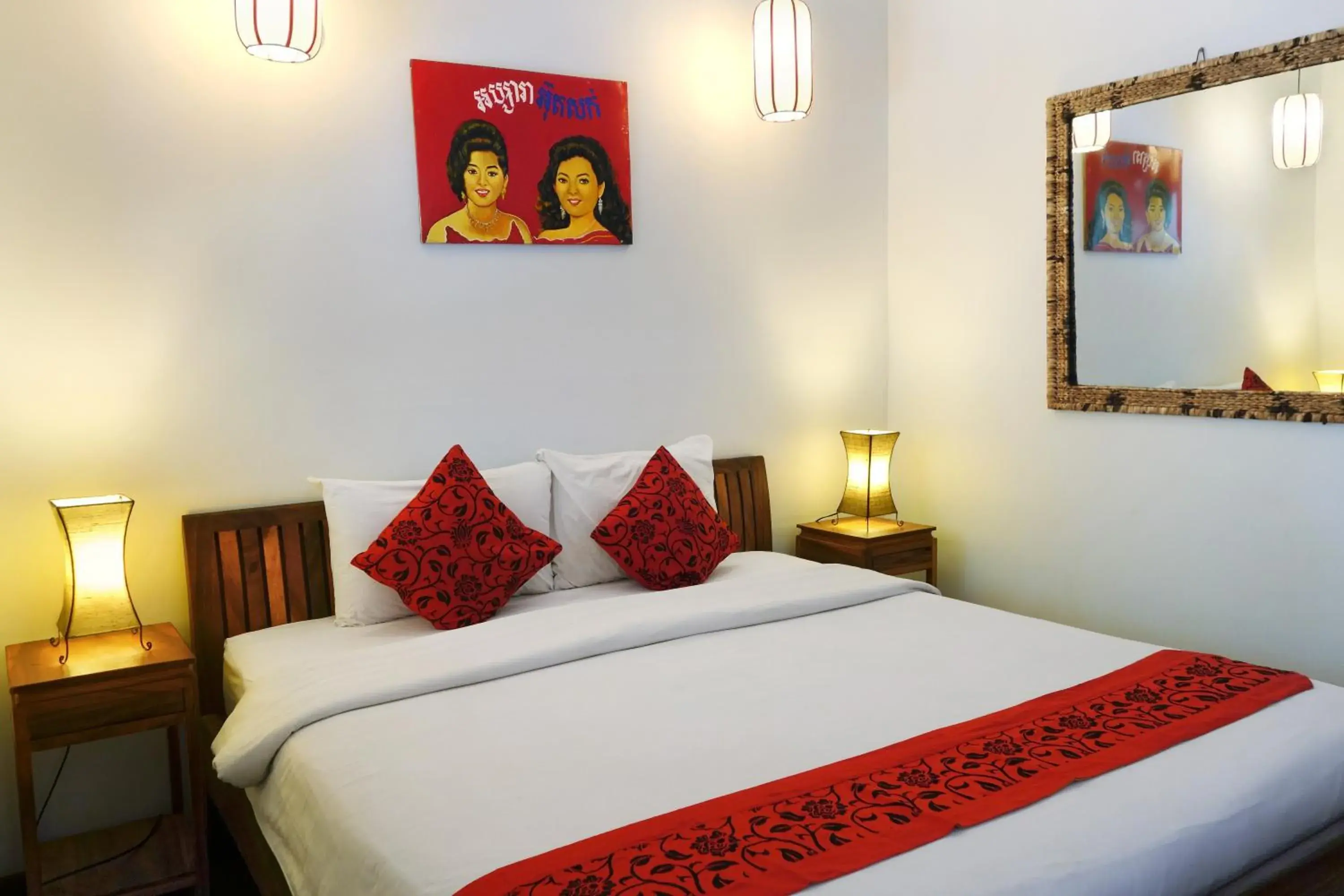 Double Room with Garden View in Sok San Beach Resort Double Room with Garden View in Sok San Beach Resort