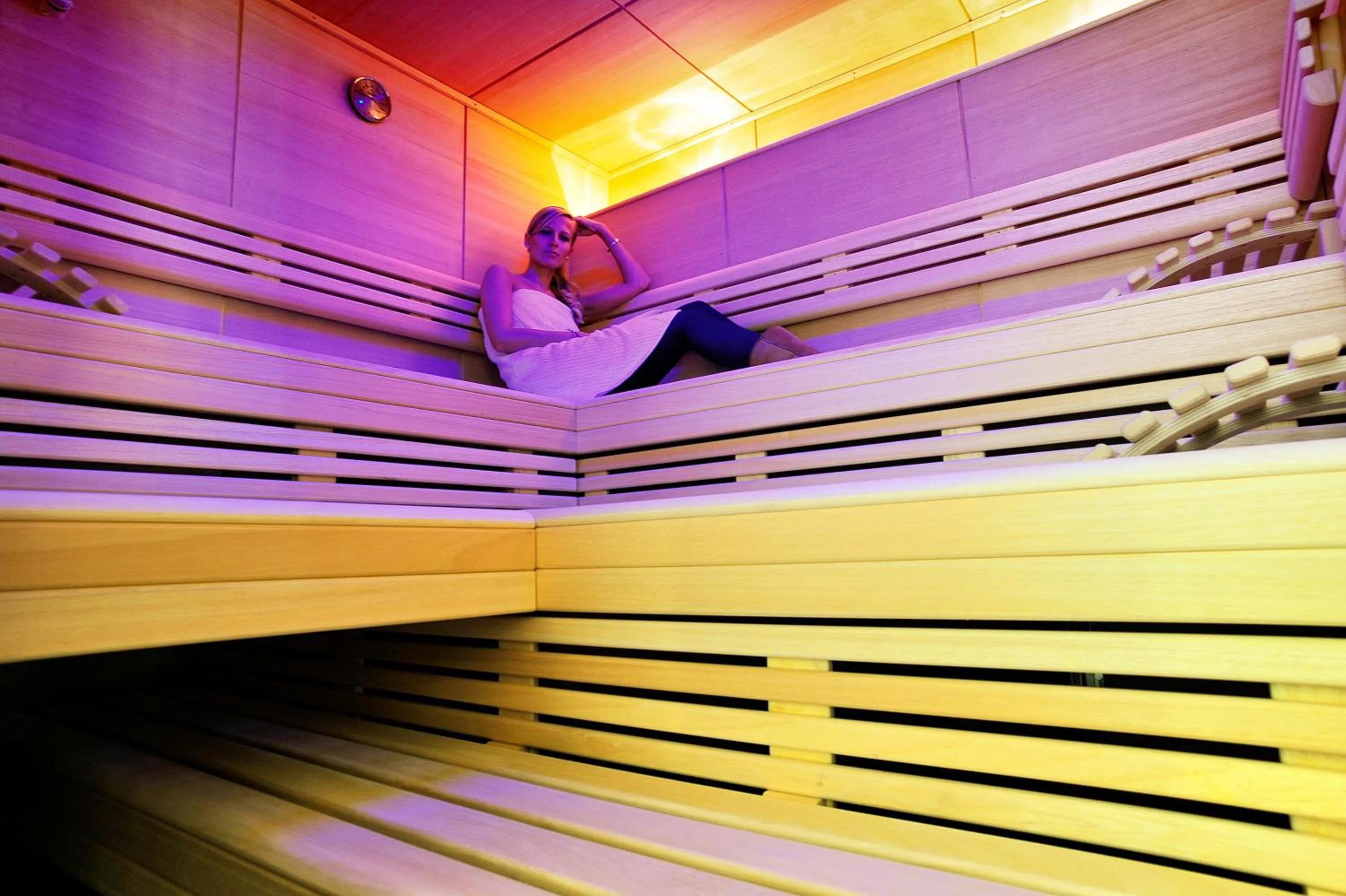 Sauna in Gasthof Hotel Zum Hirsch***S