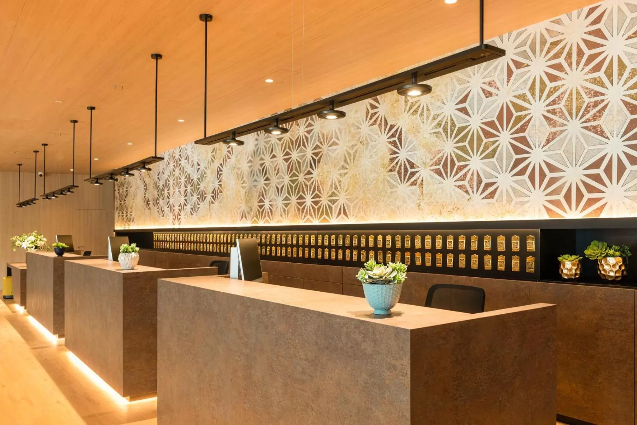 Lobby or reception in L'Azure Hotel 4* Sup Lobby or reception in L'Azure Hotel 4* Sup