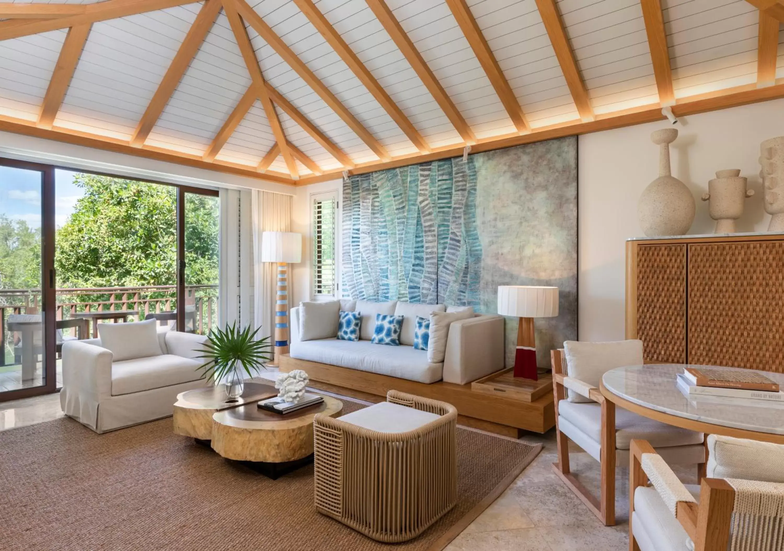 Living room, Seating Area in Fairmont Mayakoba