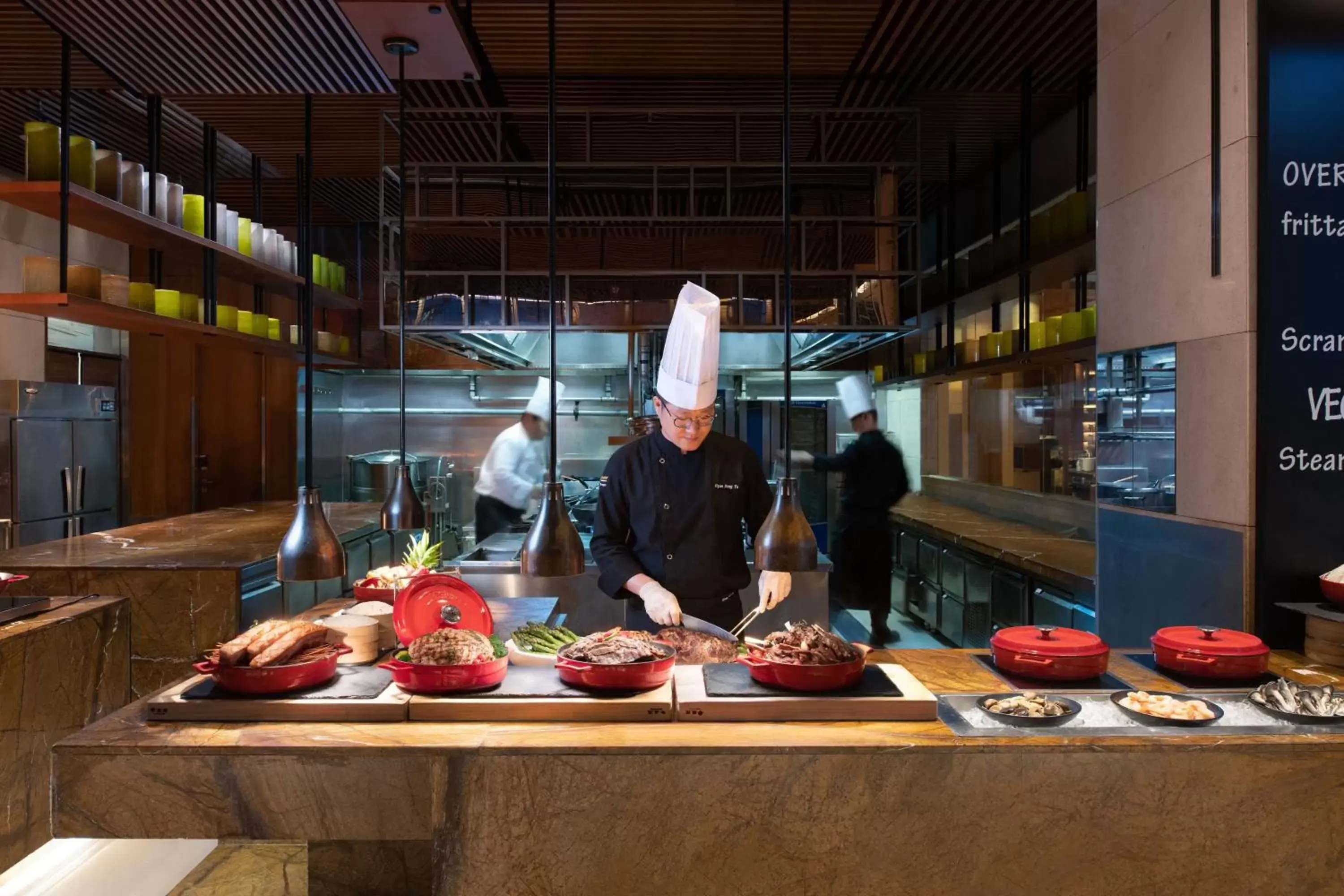 Kitchen or kitchenette, Food in Courtyard by Marriott Seoul Pangyo