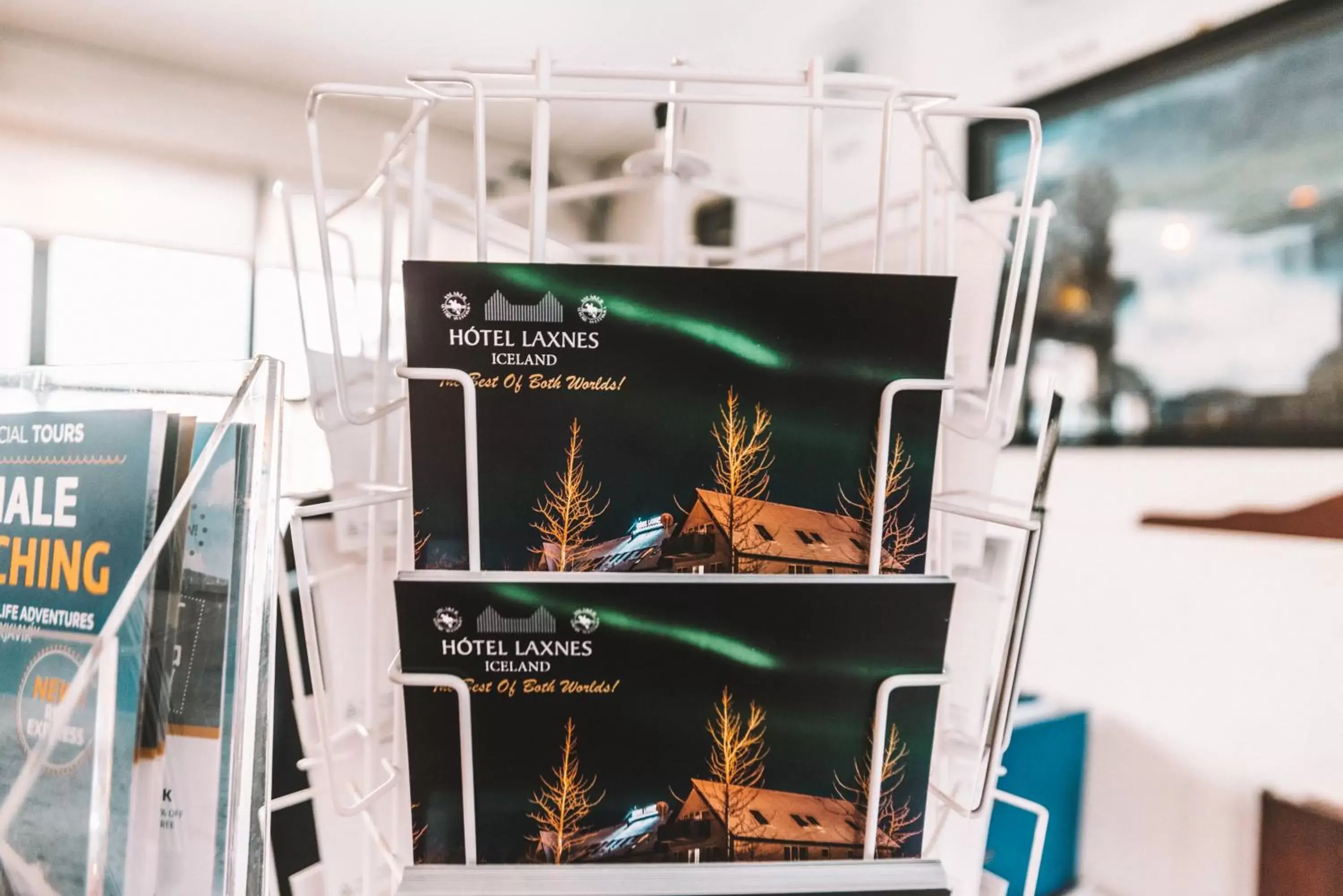 Lobby or reception in Hotel Laxnes Lobby or reception in Hotel Laxnes