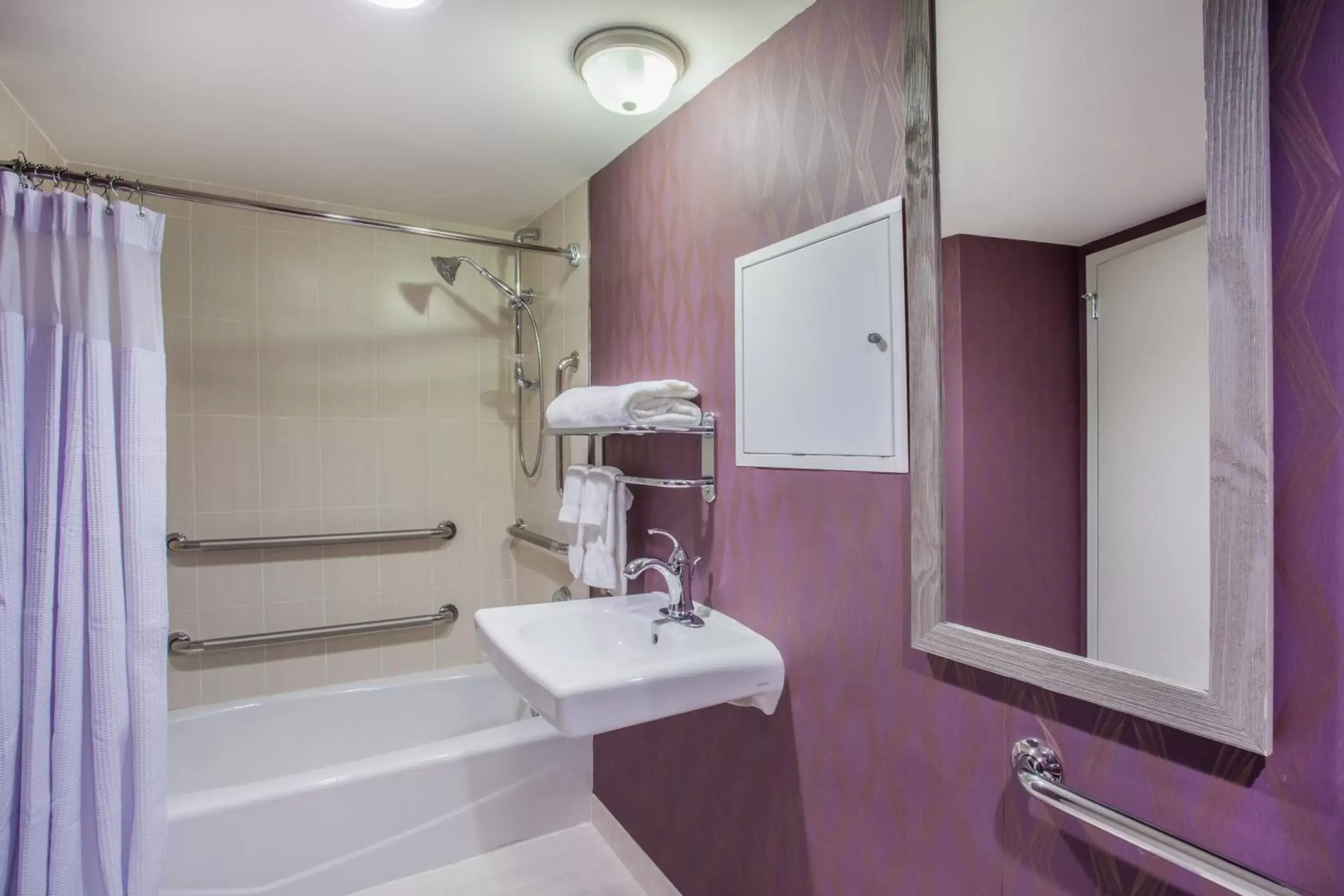 Bathroom in Crowne Plaza Saddle Brook, an IHG Hotel