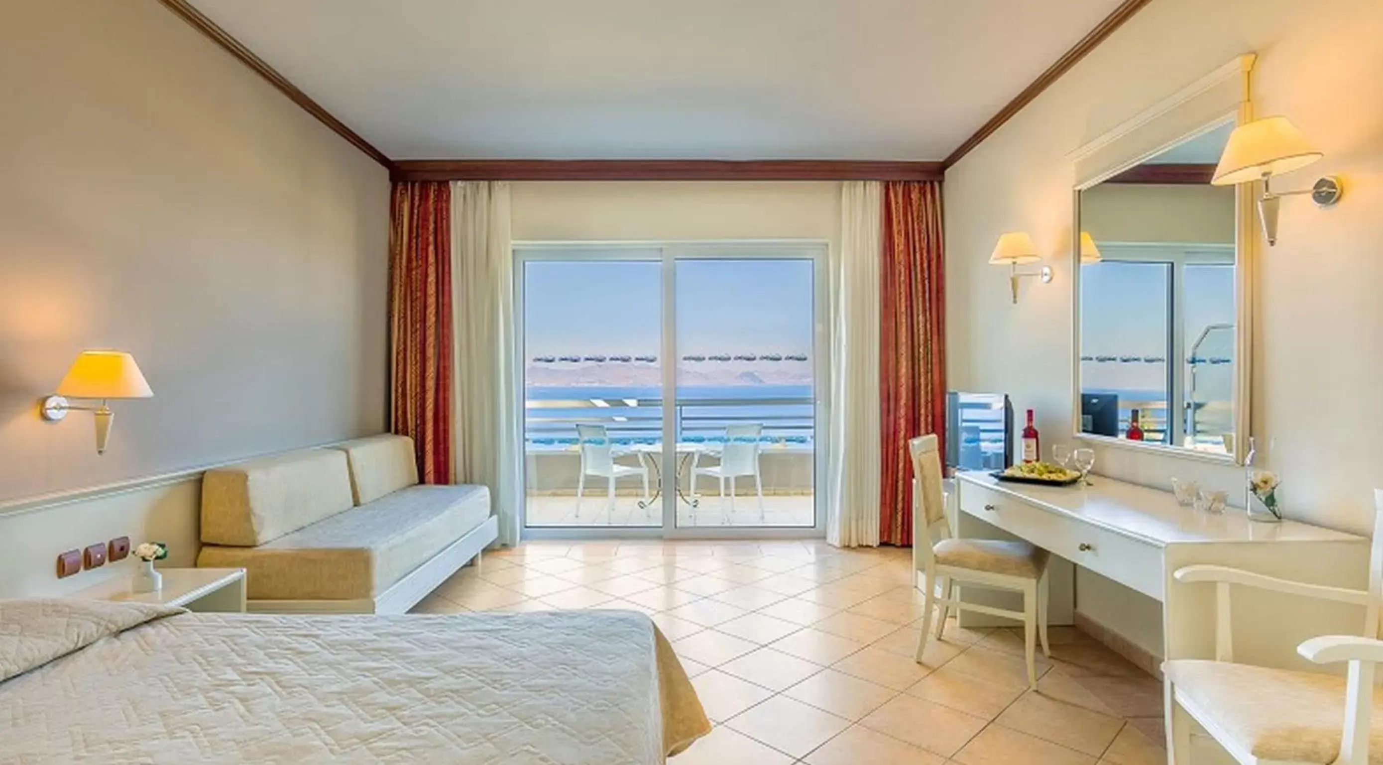 Bedroom in Kipriotis Aqualand Hotel