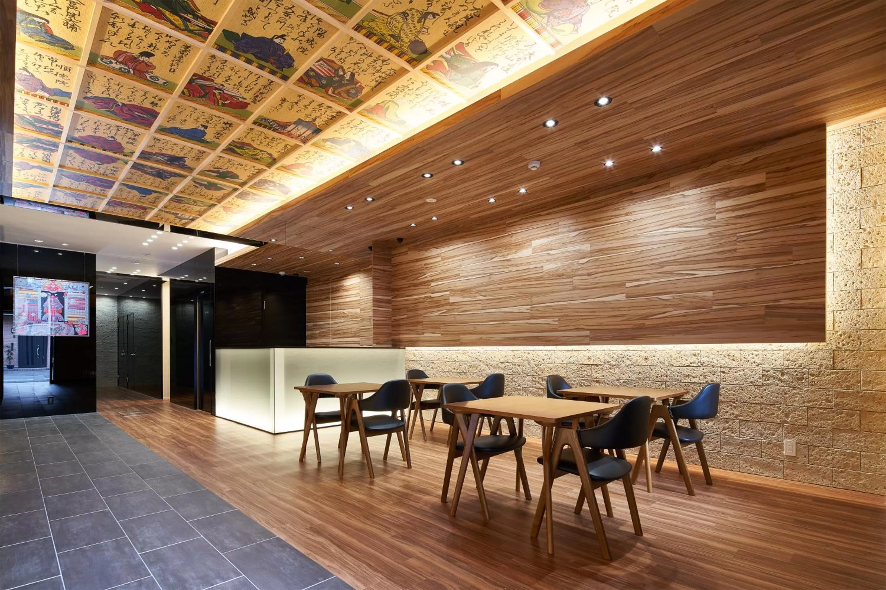 Lobby or reception in Carta Hotel Kyoto Bettei