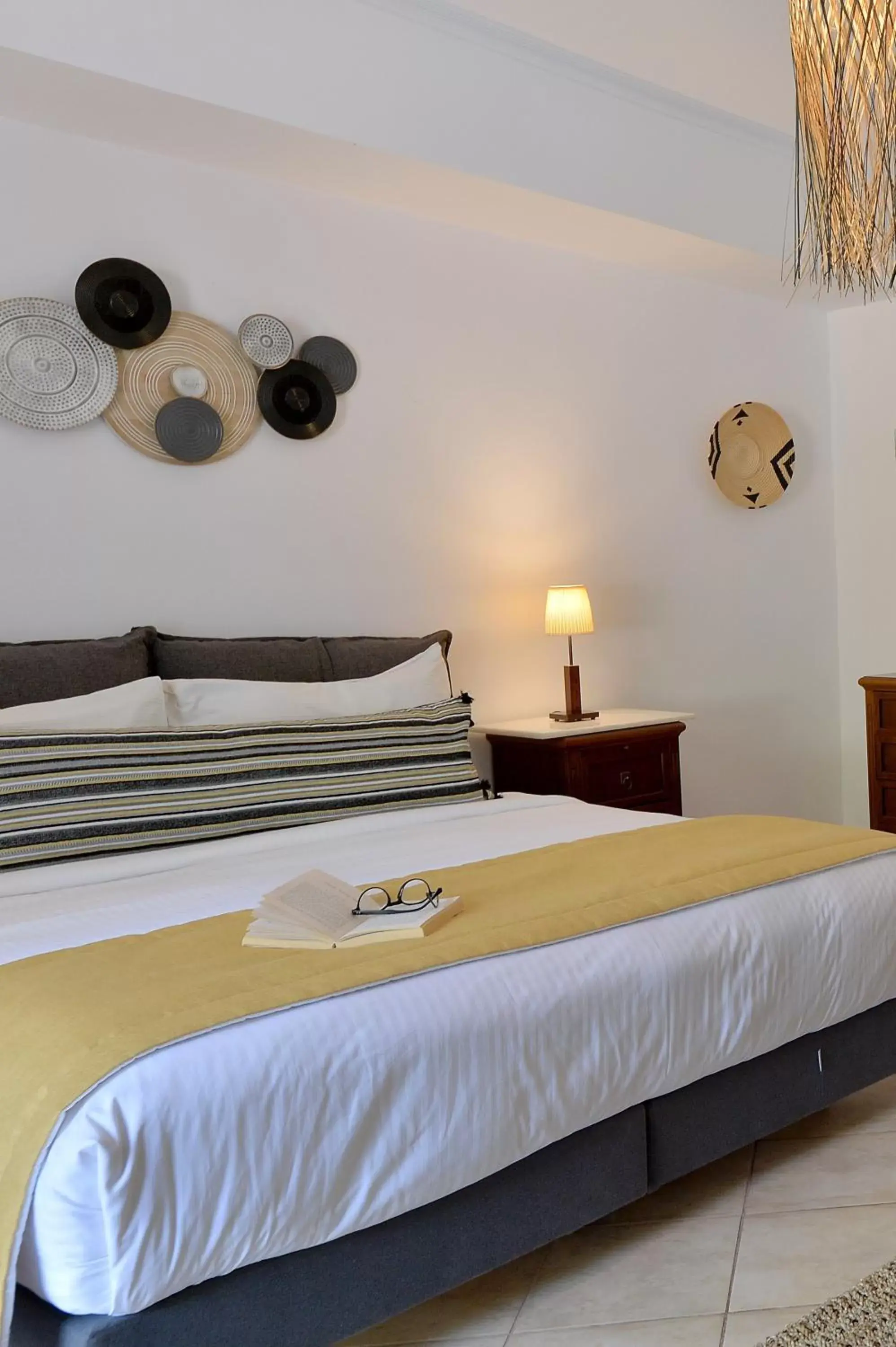 Bed in Aktaion Beach Boutique Hotel & Spa