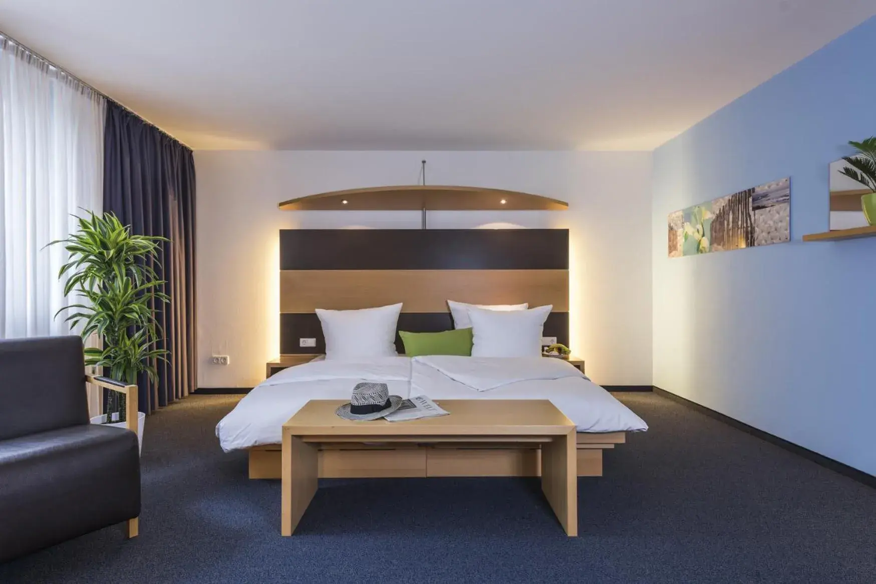 Bed in Hotel Berlin