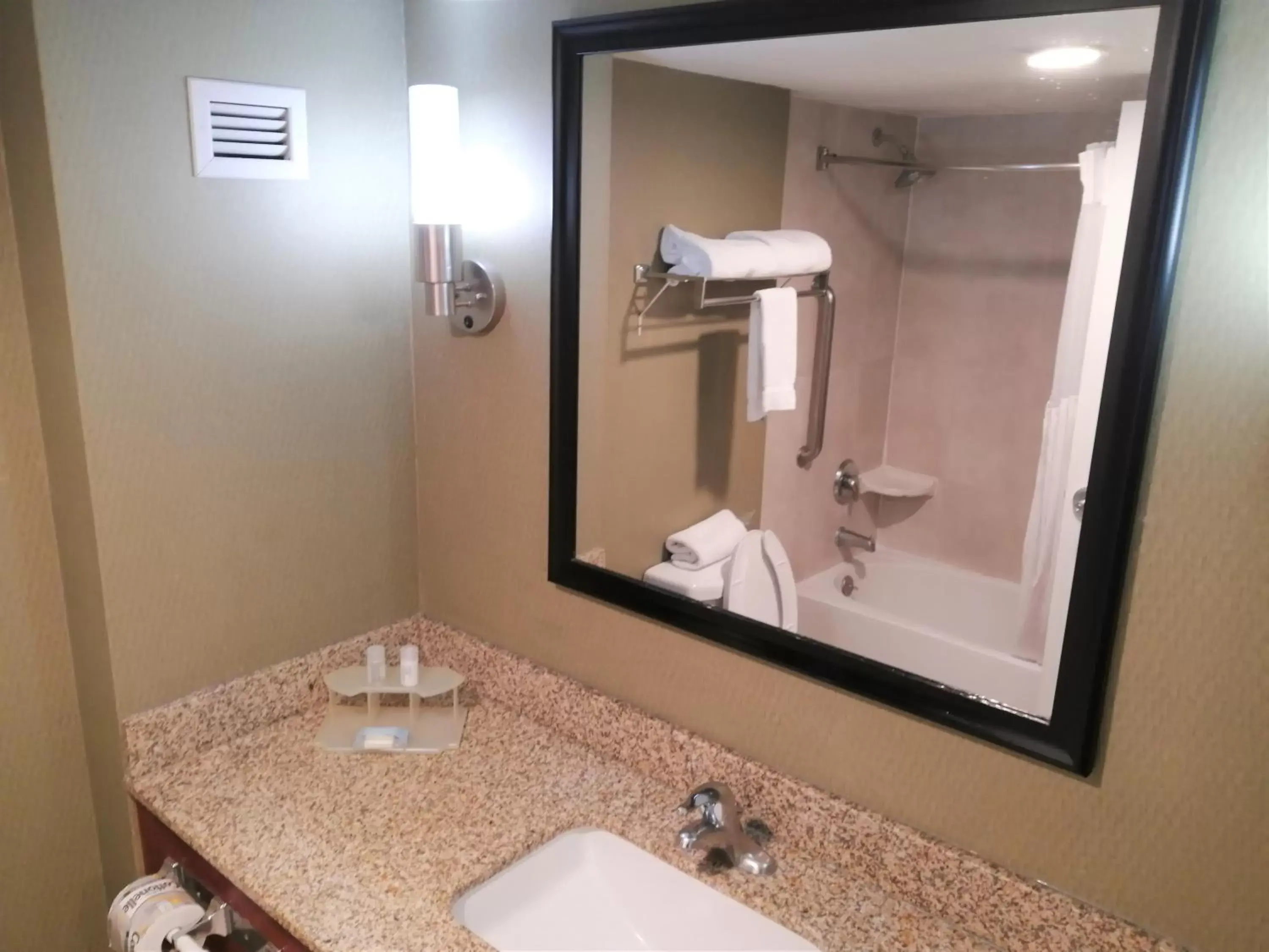 Bathroom in Holiday Inn Express & Suites Toluca Zona Aeropuerto, an IHG Hotel