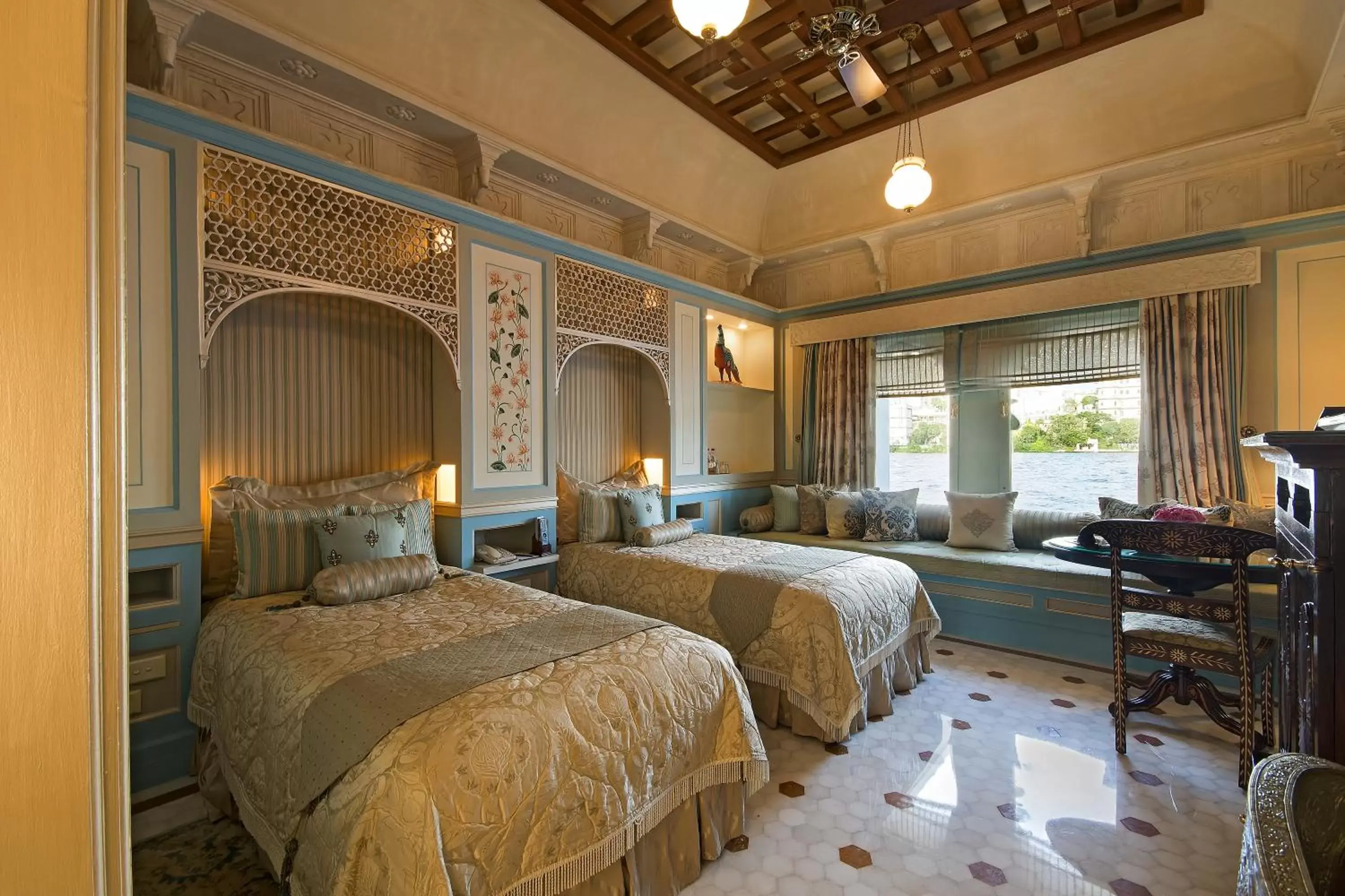 Bedroom in Taj Lake Palace Udaipur