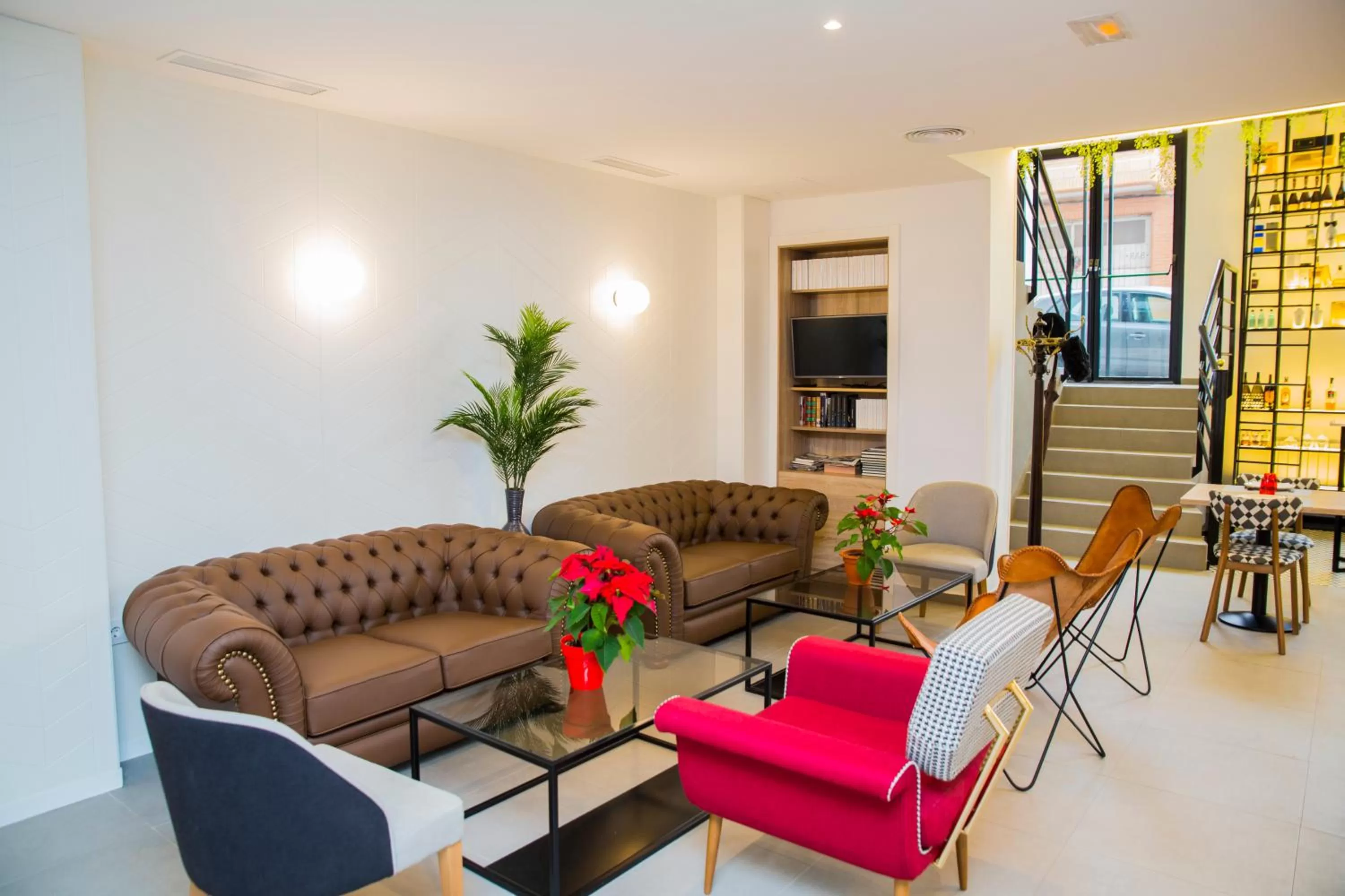 Communal lounge/ TV room in Hospedium Hotel Cañitas Maite Gastronómico