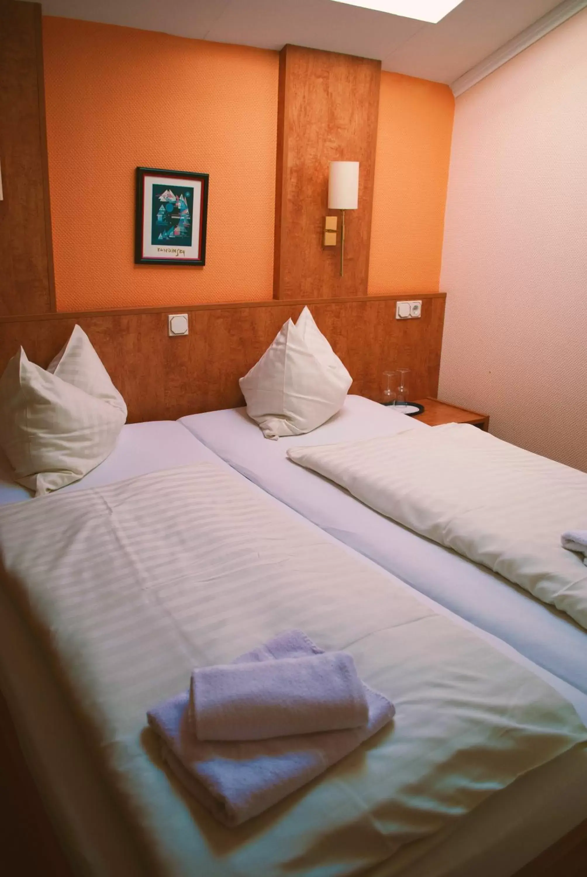 Bed in Hotel am Bahnhof Bed in Hotel am Bahnhof