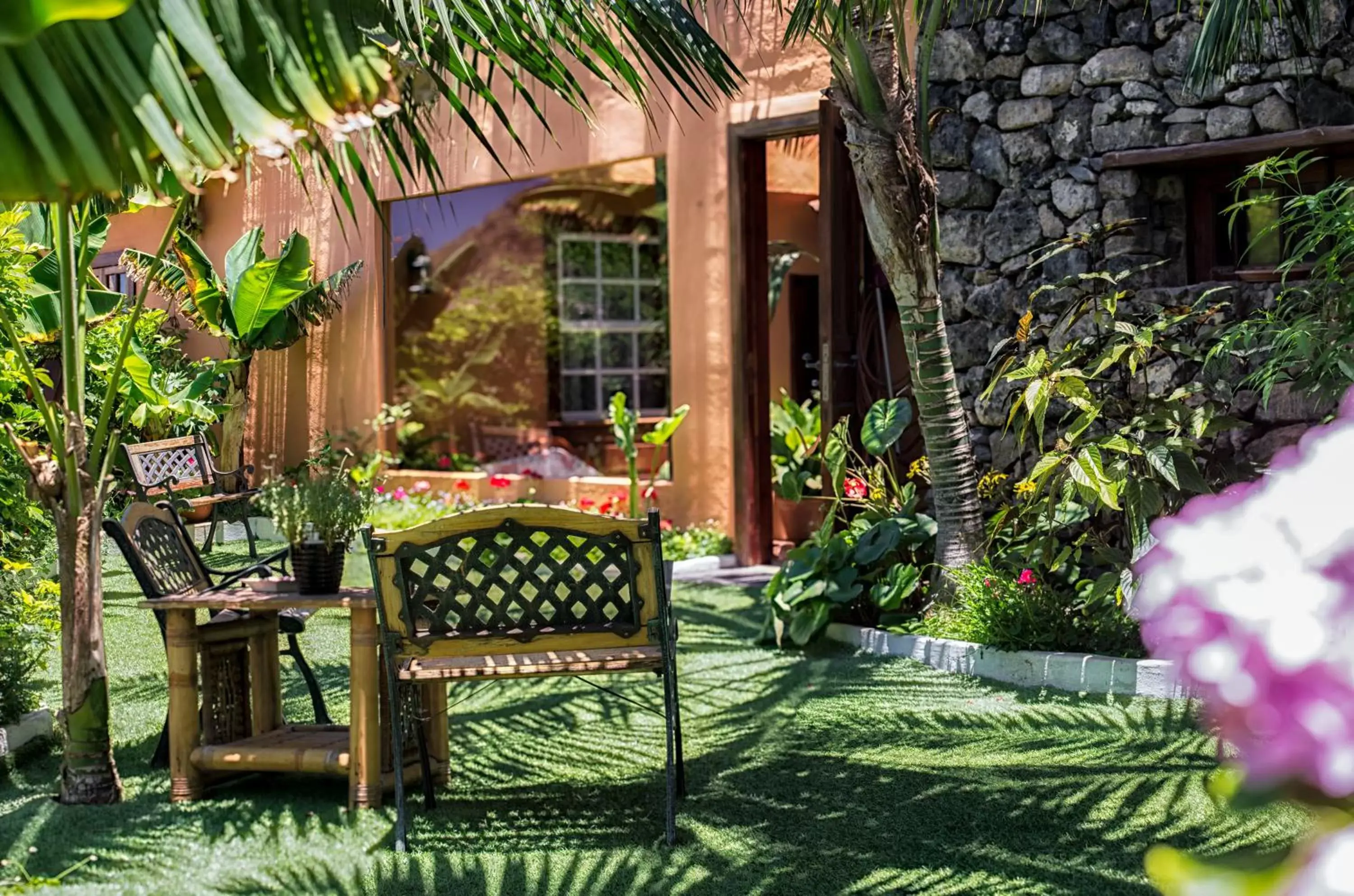 Garden in Hotel Emblemático San Marcos