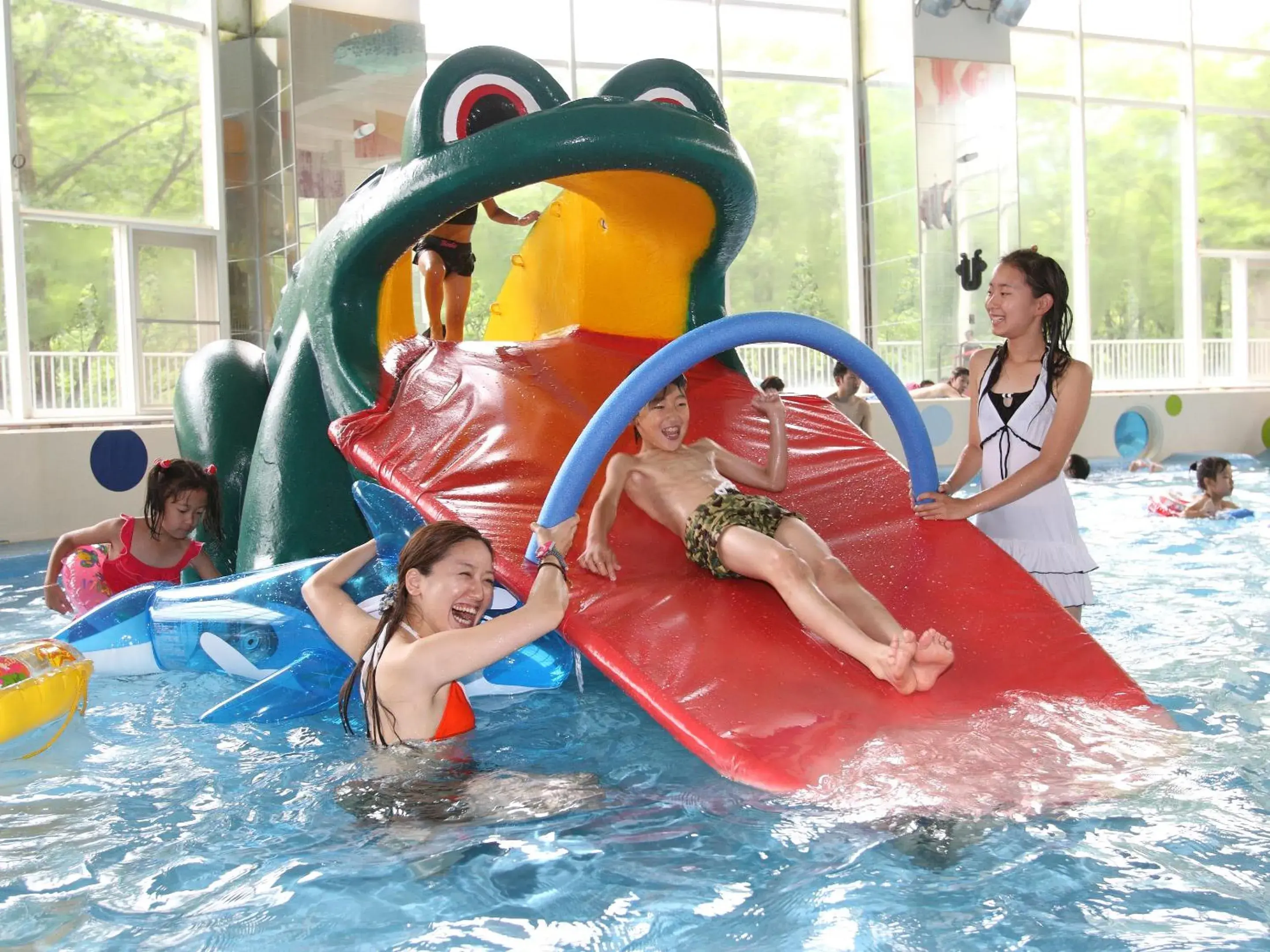 Aqua park, Swimming Pool in Jozankei View Hotel