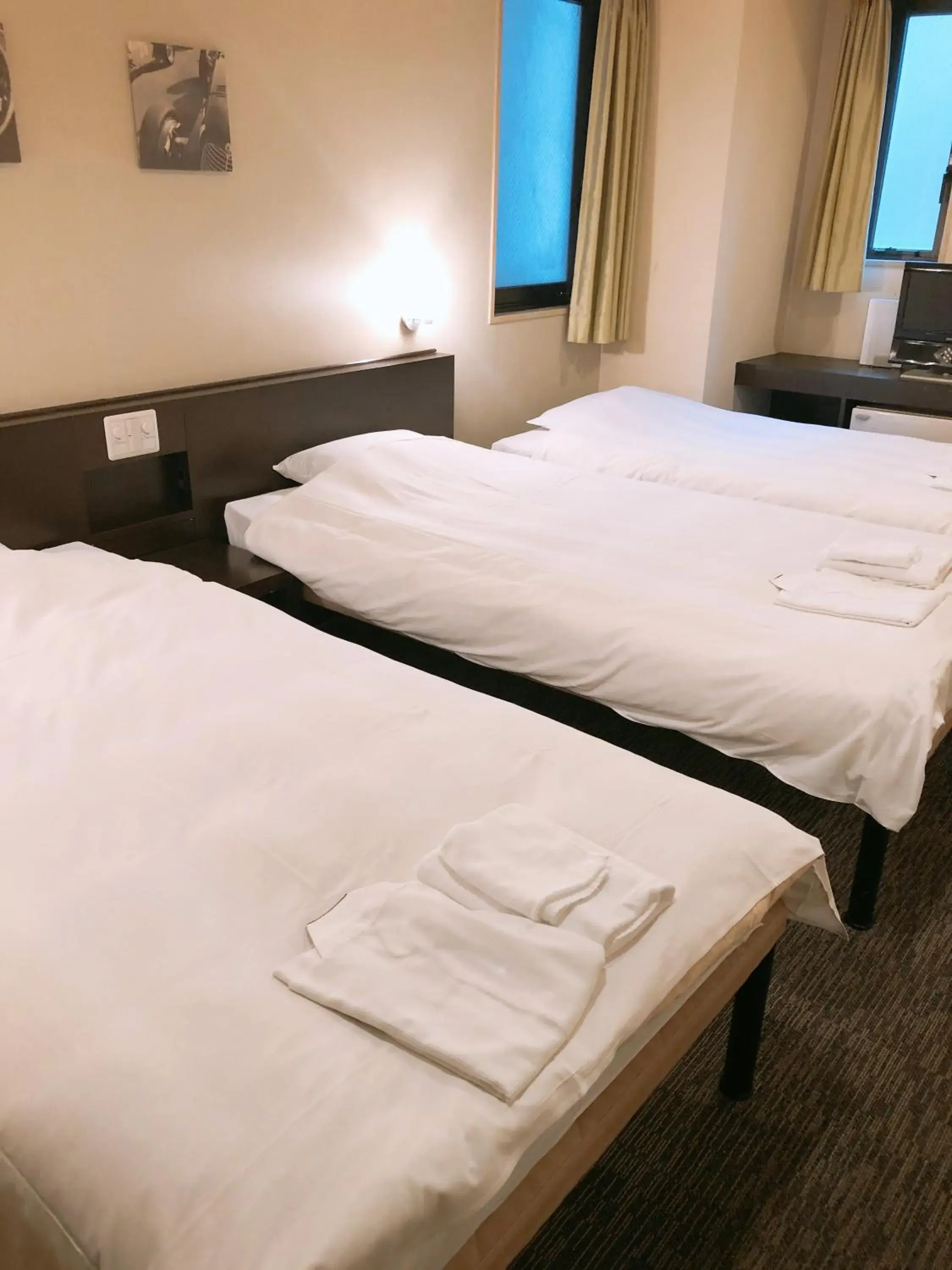 Bed in Business Hotel Sunpu