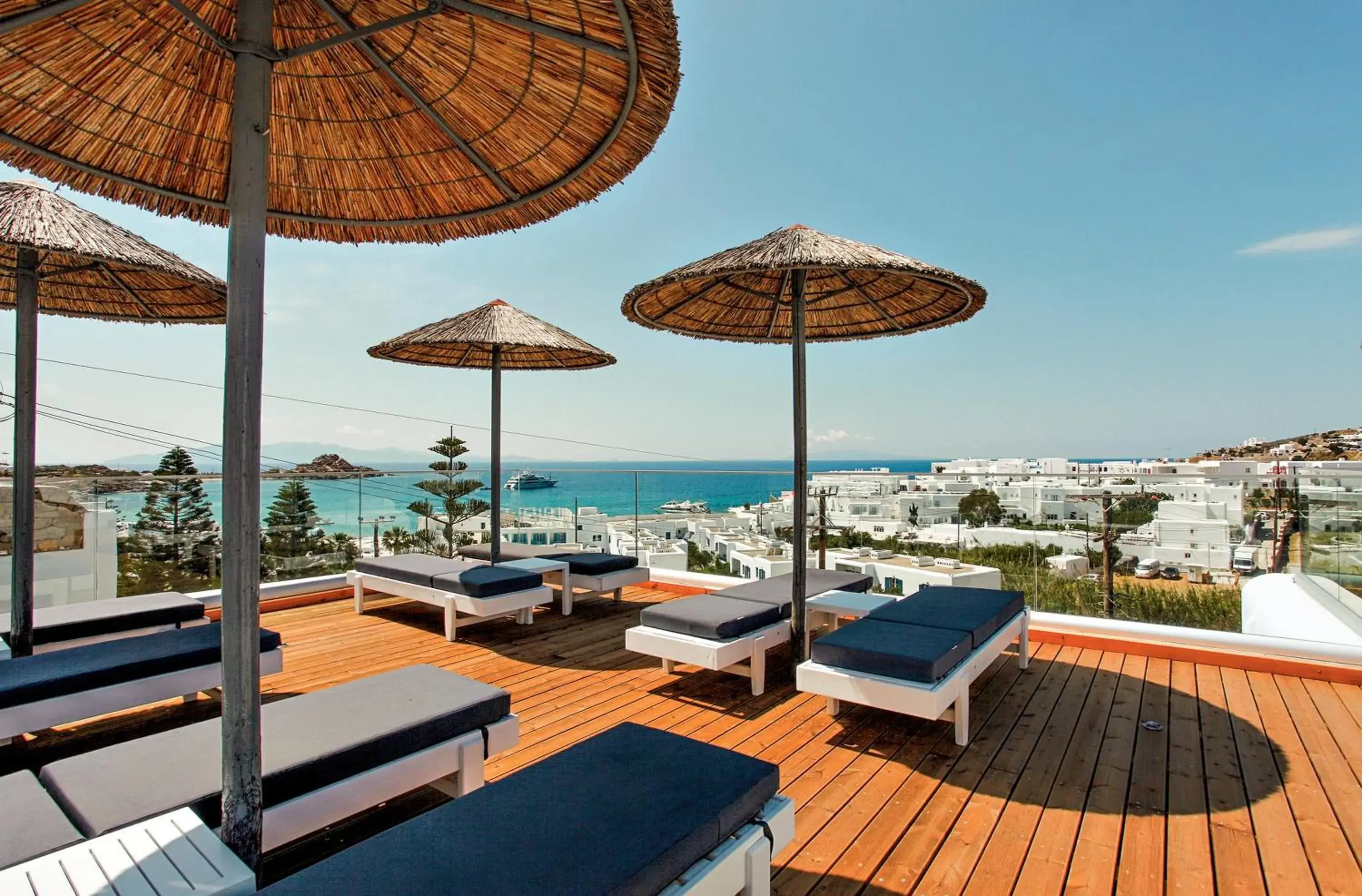 Balcony/Terrace in The George Hotel Mykonos