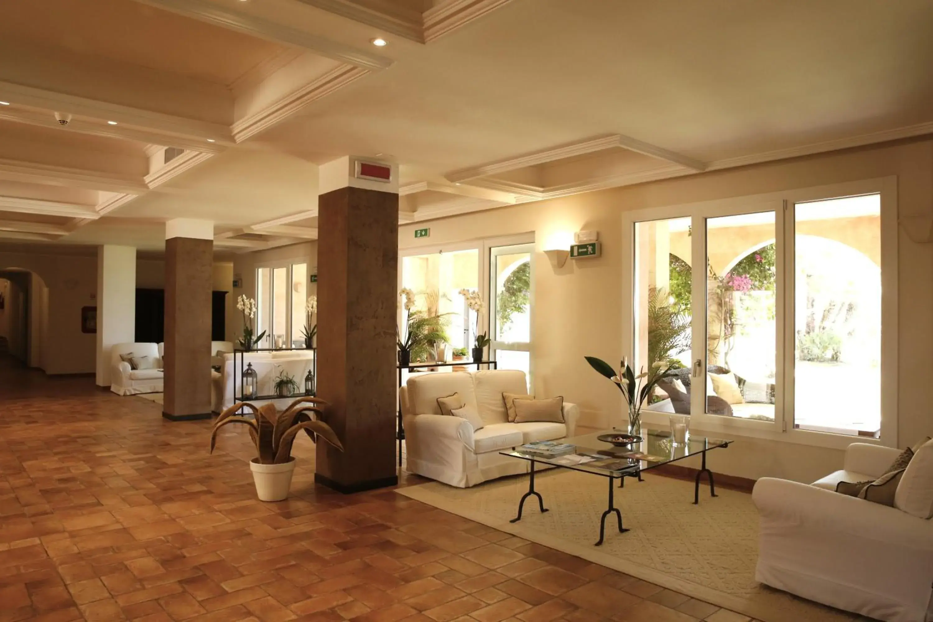 Lobby or reception in Hotel Cala Caterina