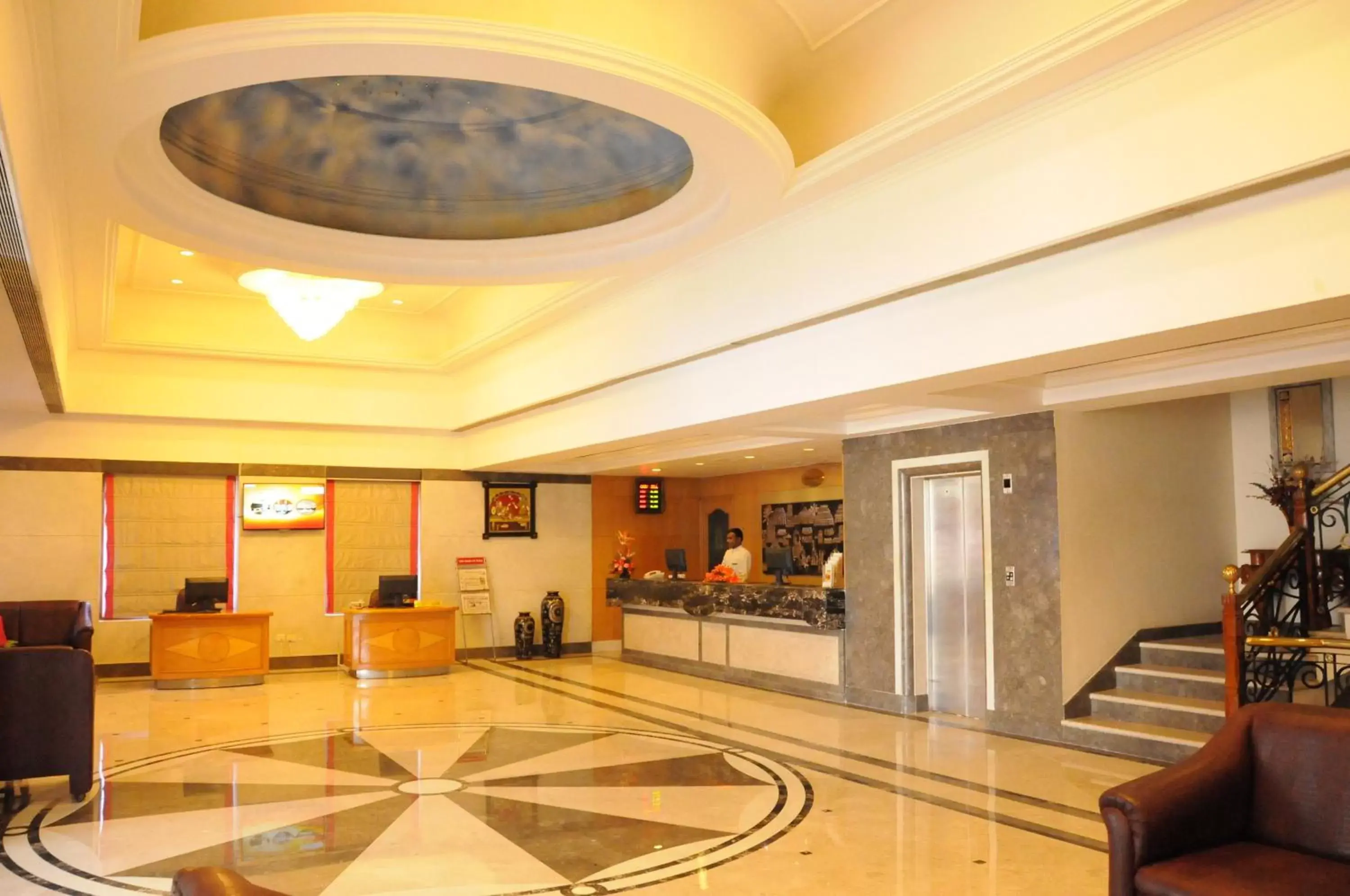 Lobby or reception in Regency Kanchipuram by GRT Hotels Lobby or reception in Regency Kanchipuram by GRT Hotels