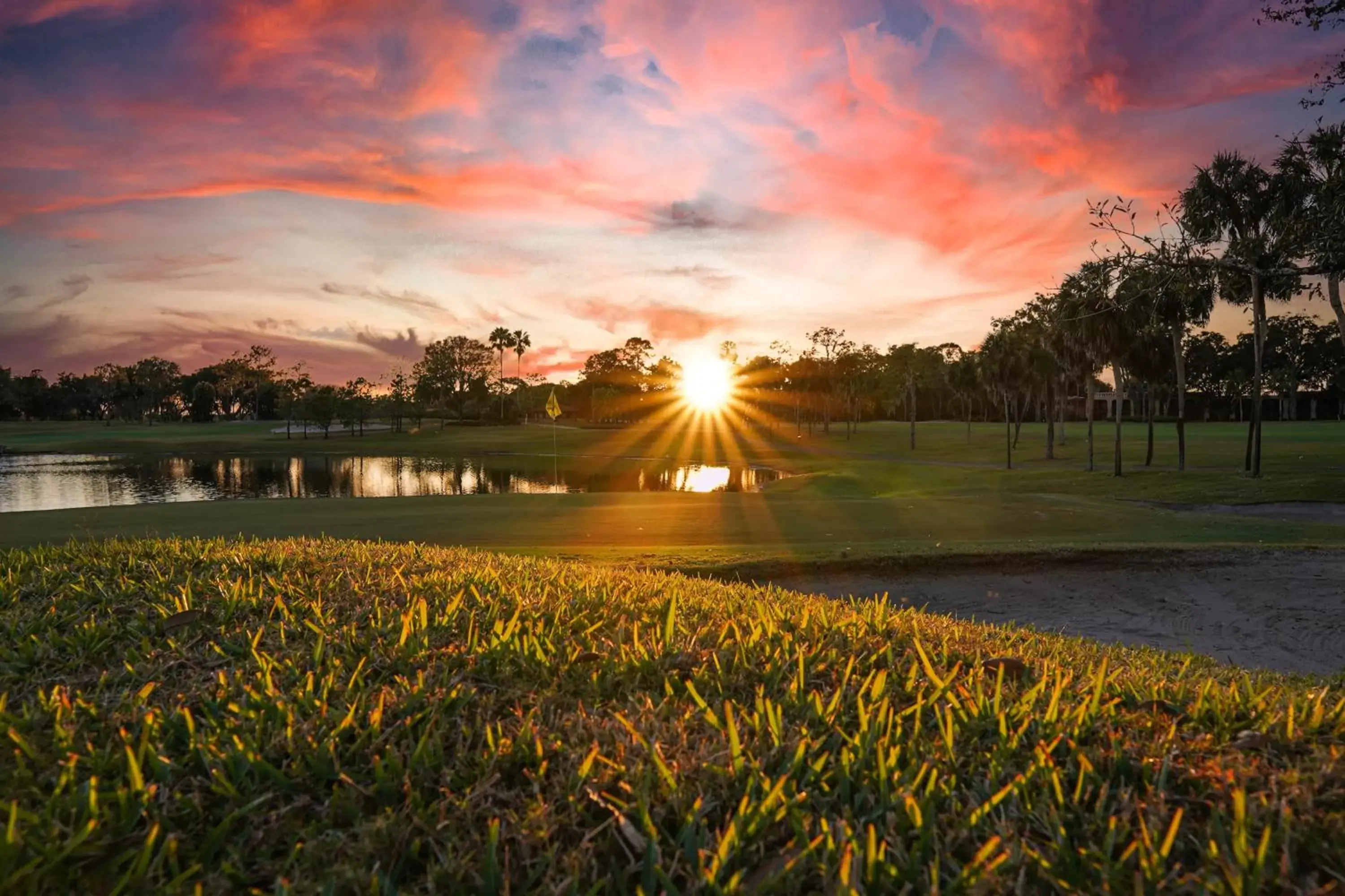 Golfcourse, Sunrise/Sunset in Mission Inn Resort & Club