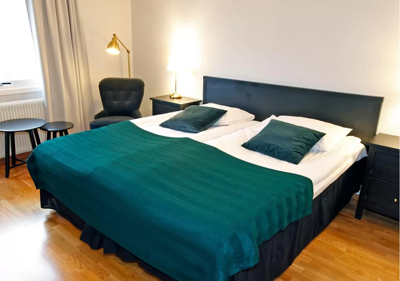 Bedroom, Bed in Rasta Hallandsåsen