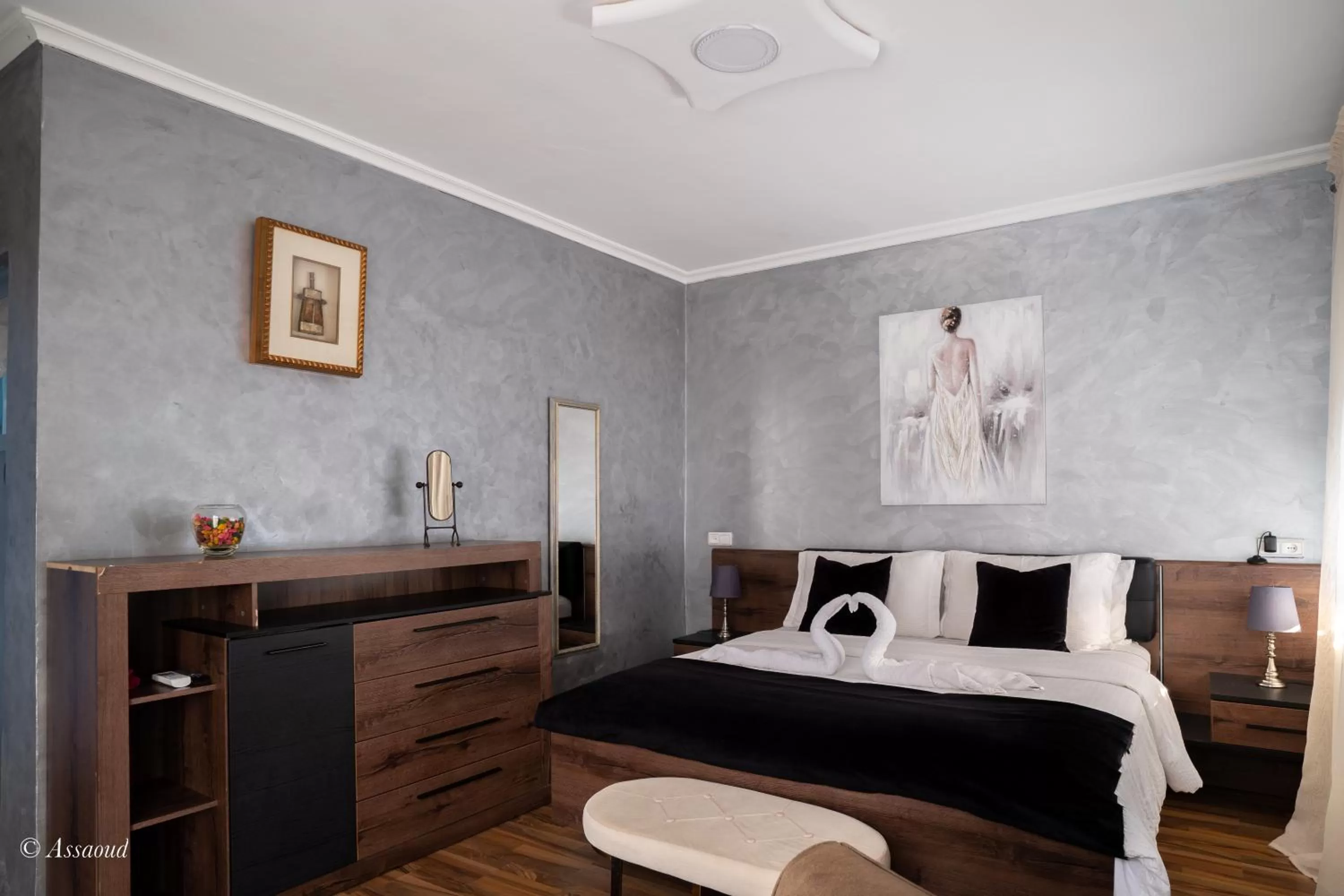 Bed in Hôtel ZIRYAB