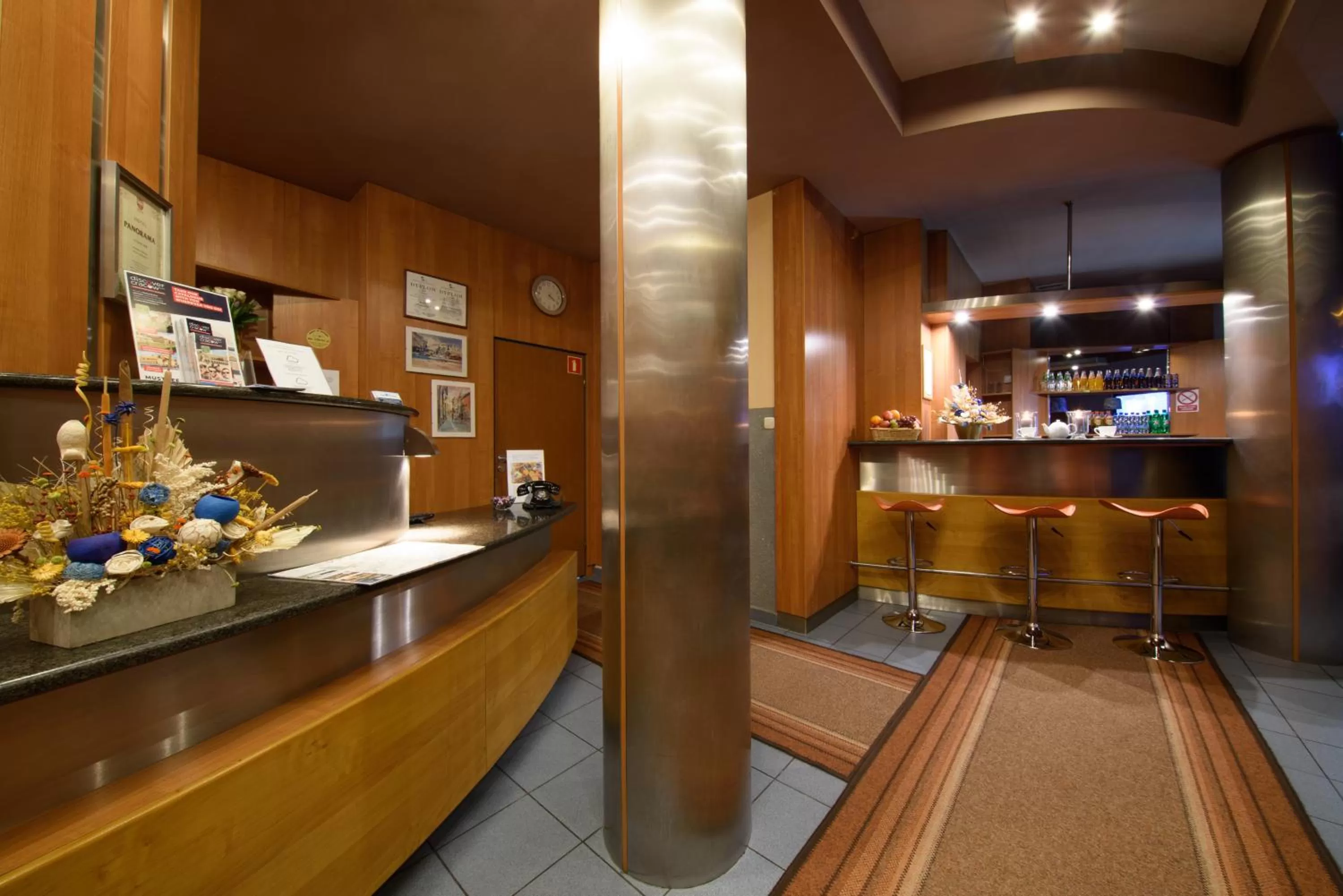 Lobby or reception in Hotel Nowa Panorama