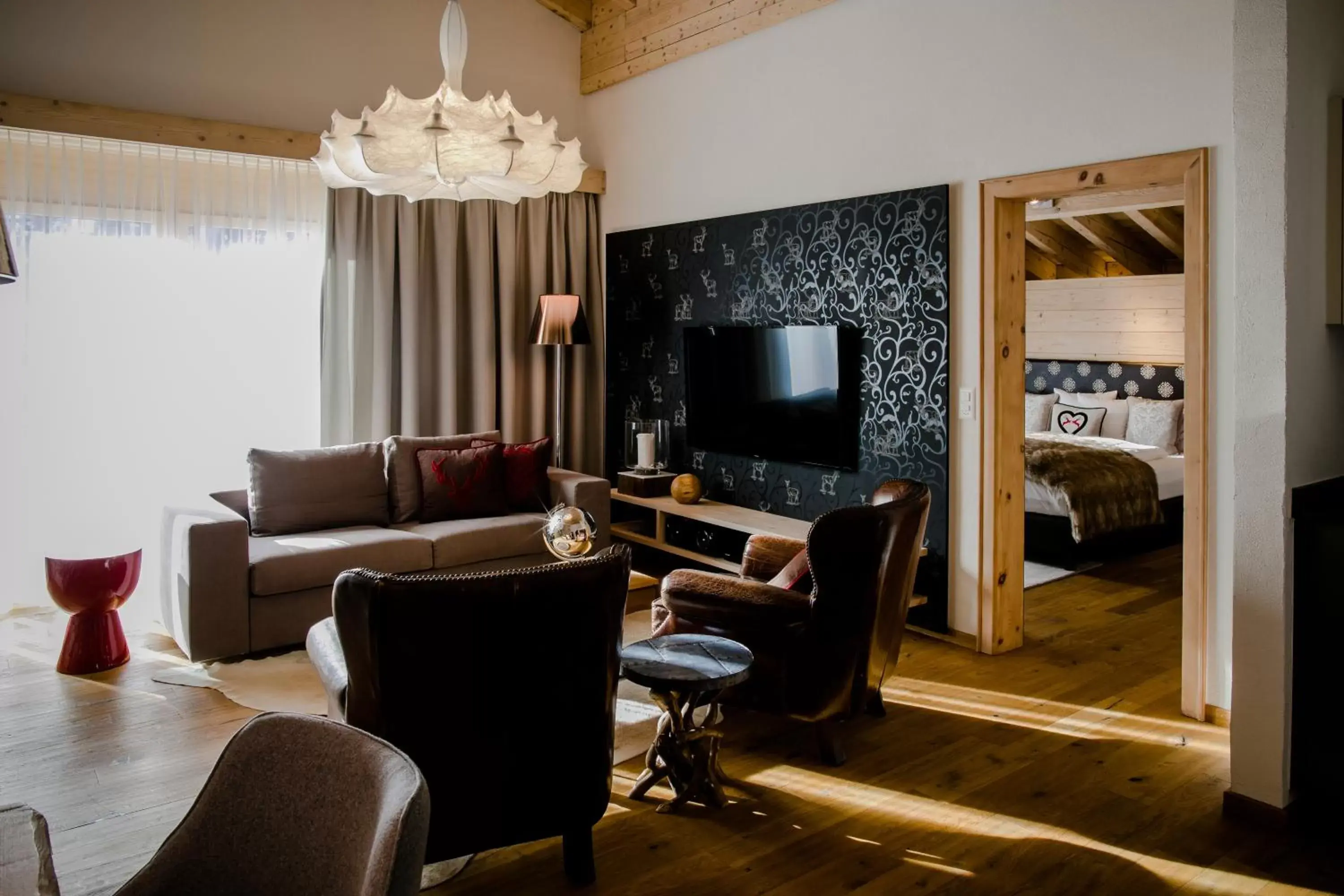 Living room, Seating Area in Hotel Piz Buin Klosters