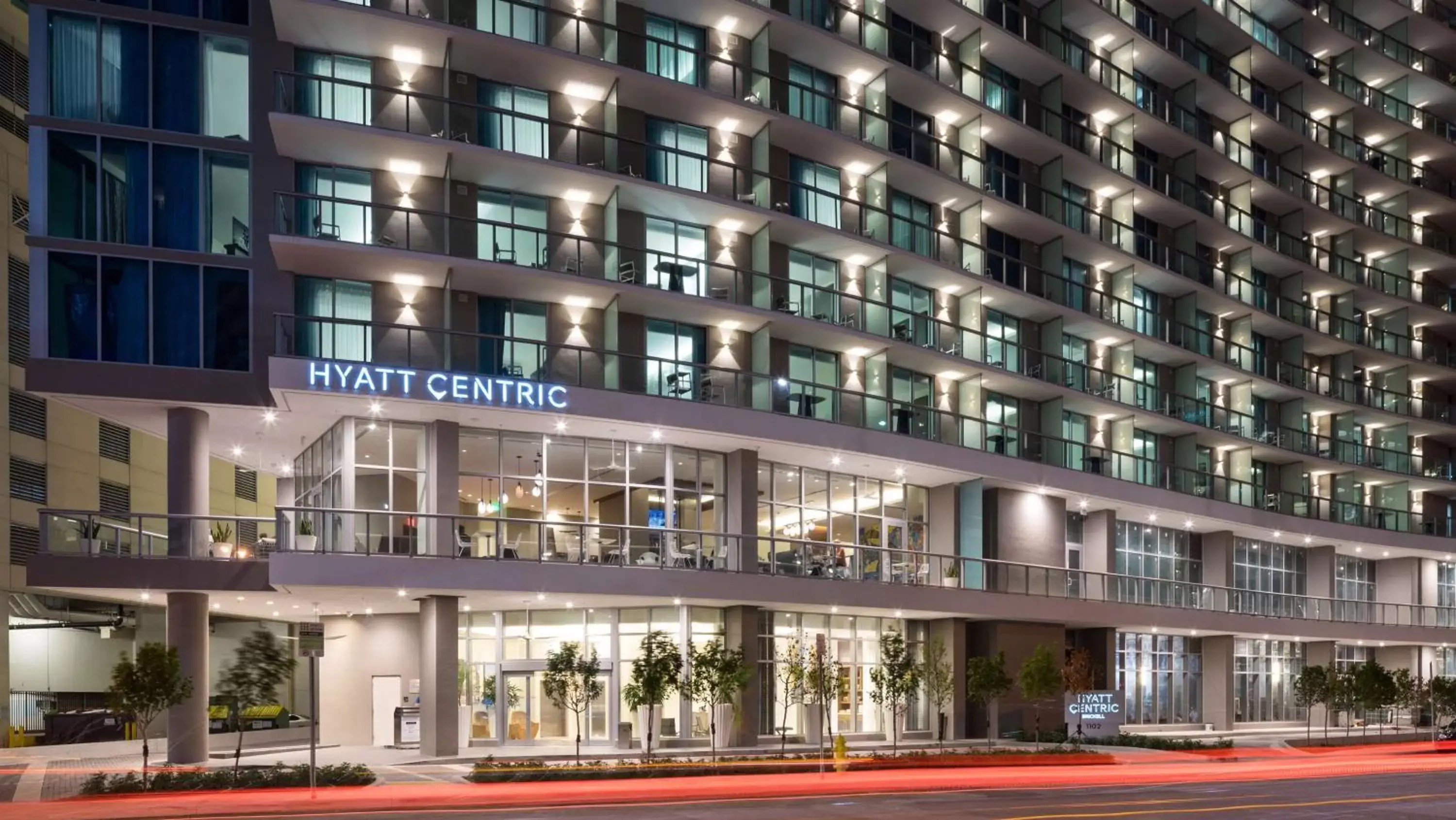 Property building in Hyatt Centric Brickell Miami Property building in Hyatt Centric Brickell Miami