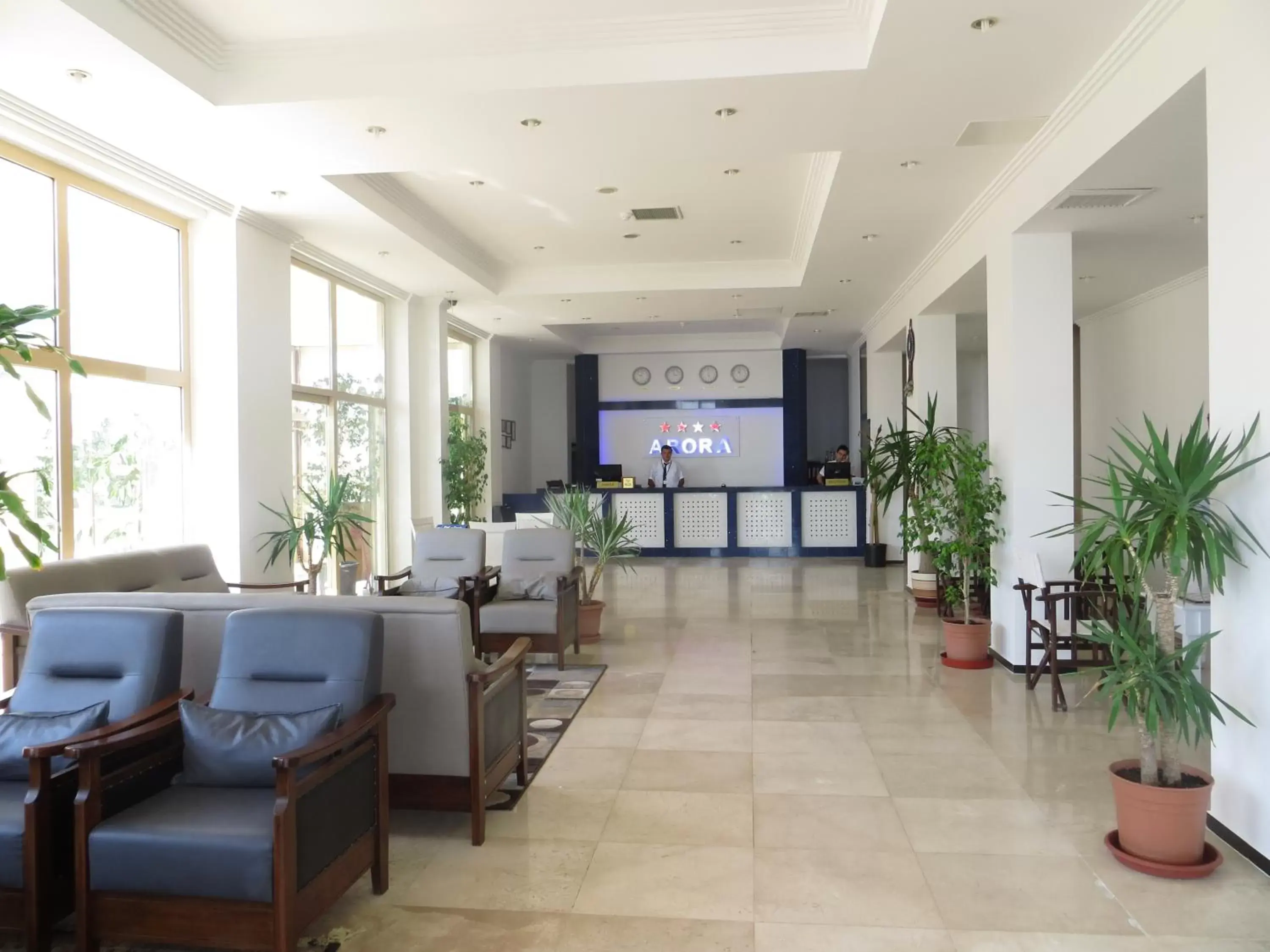 Lobby or reception in Arora Hotel