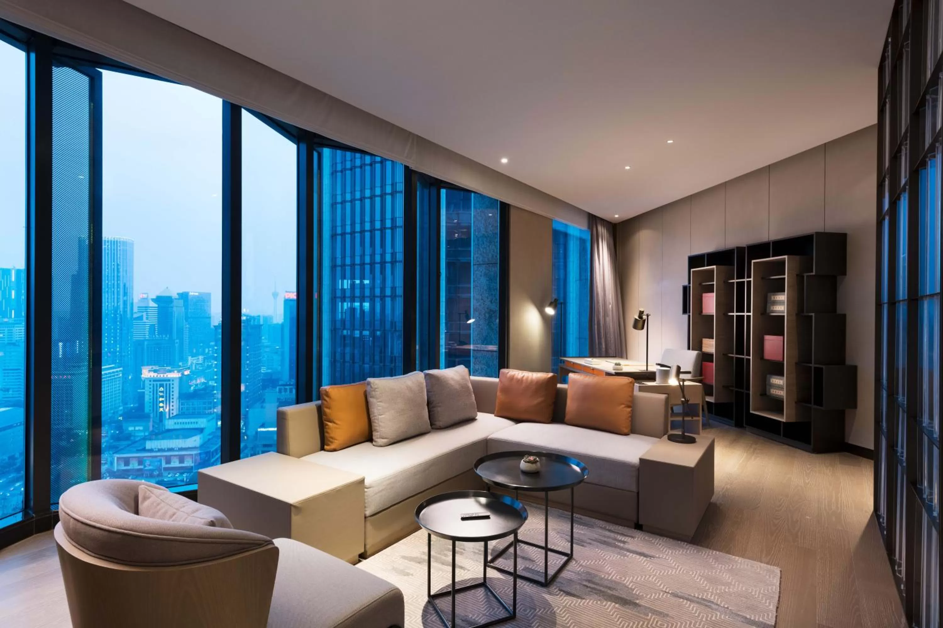 Living room in Canopy by Hilton Chengdu City Centre