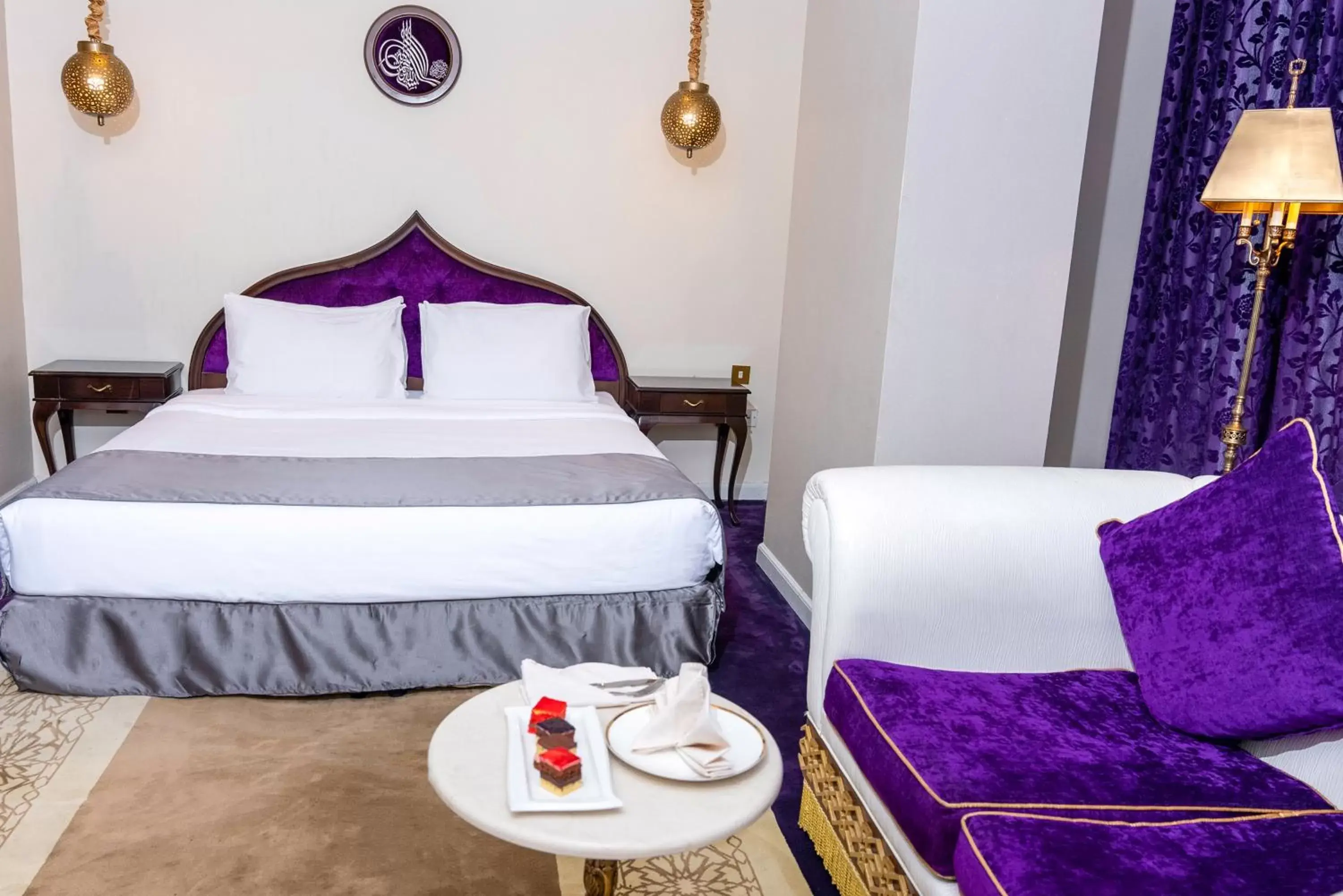 Bed in Saraya Corniche Hotel