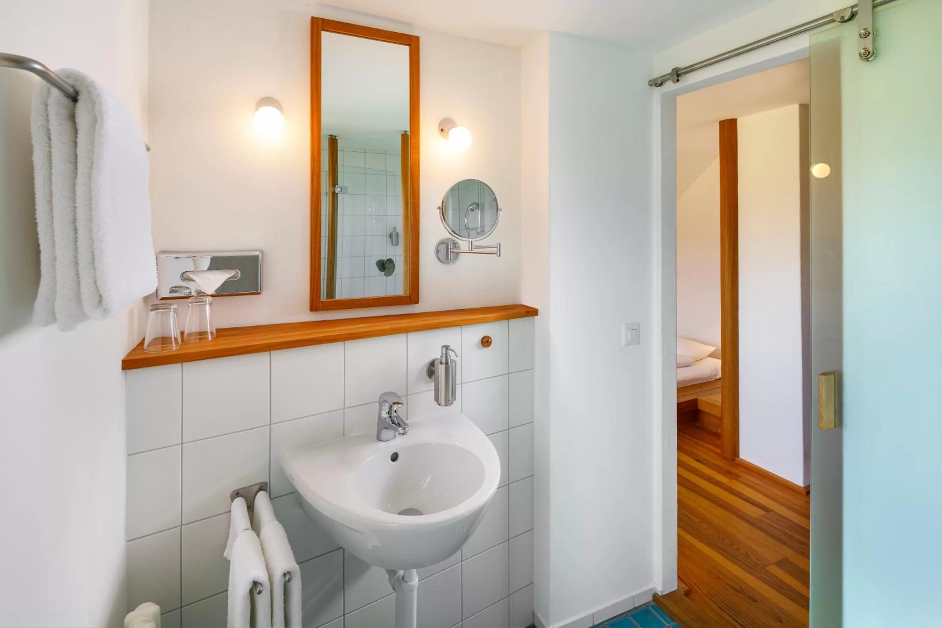 Bathroom in Hotel Restaurant Schiff