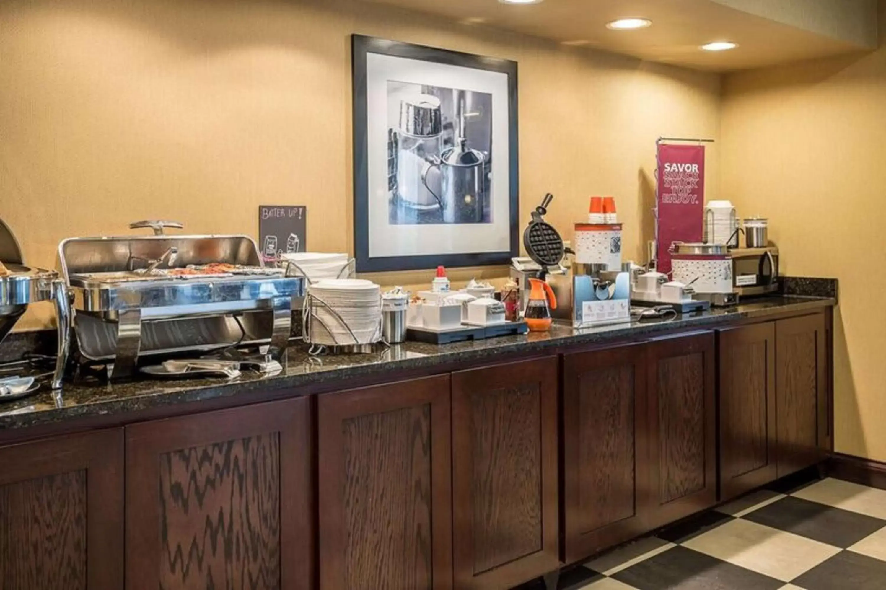 Breakfast in Hampton Inn Somerset Breakfast in Hampton Inn Somerset